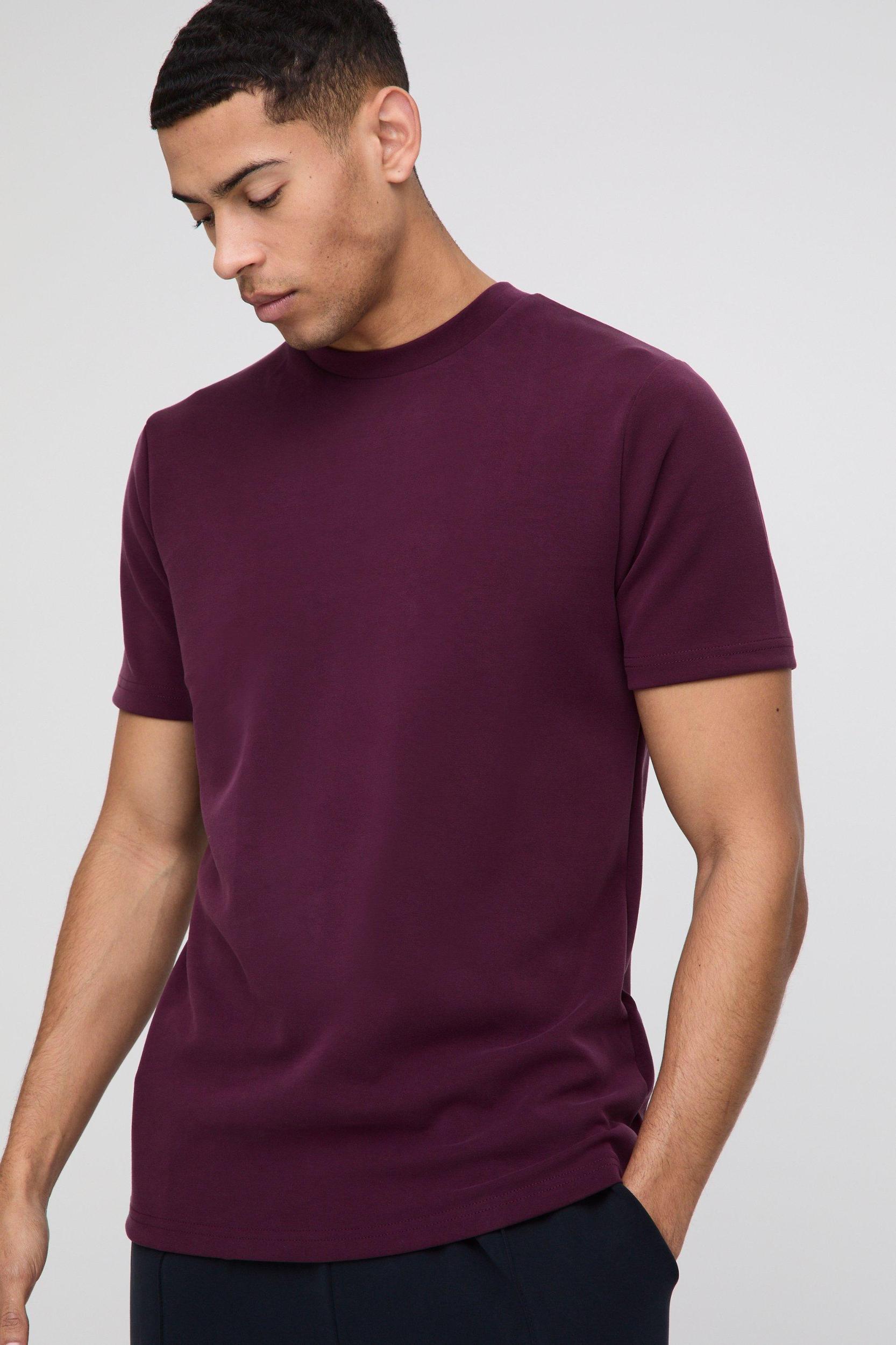 Slim Fit Soft Peached T-shirt | boohooMAN USA Product Image