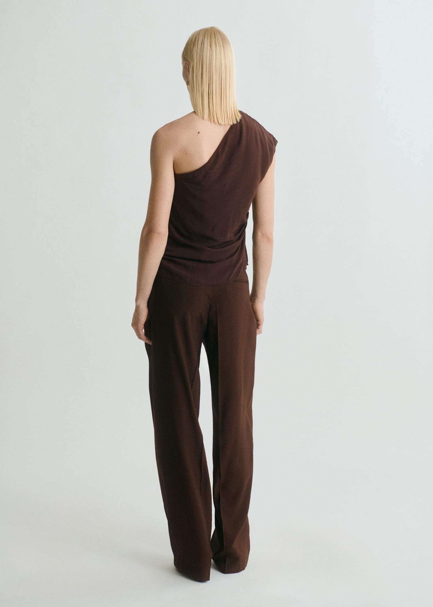 Pleat detail pants - Women | MANGO USA Product Image