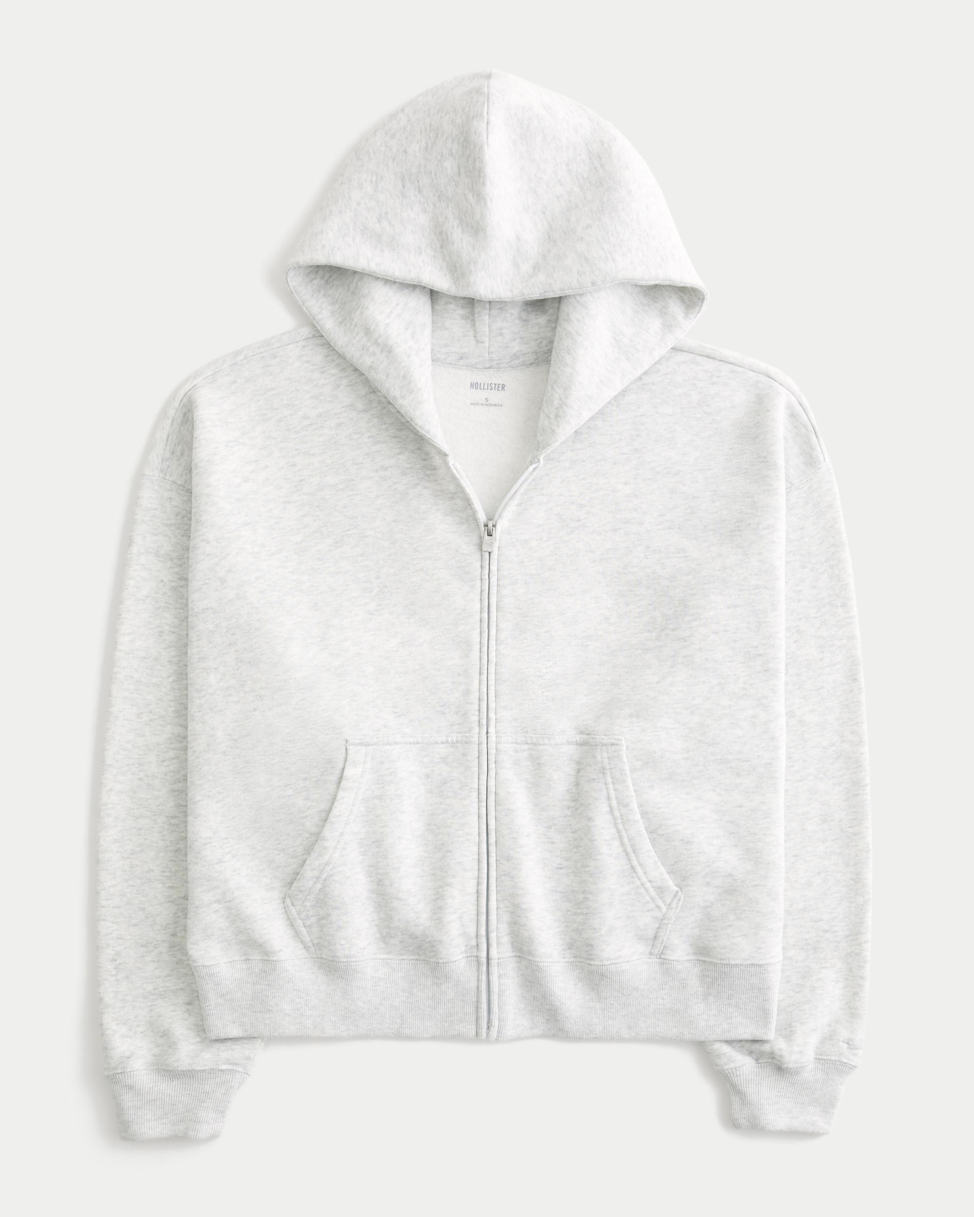 Oversized Zip-Up Hoodie Product Image