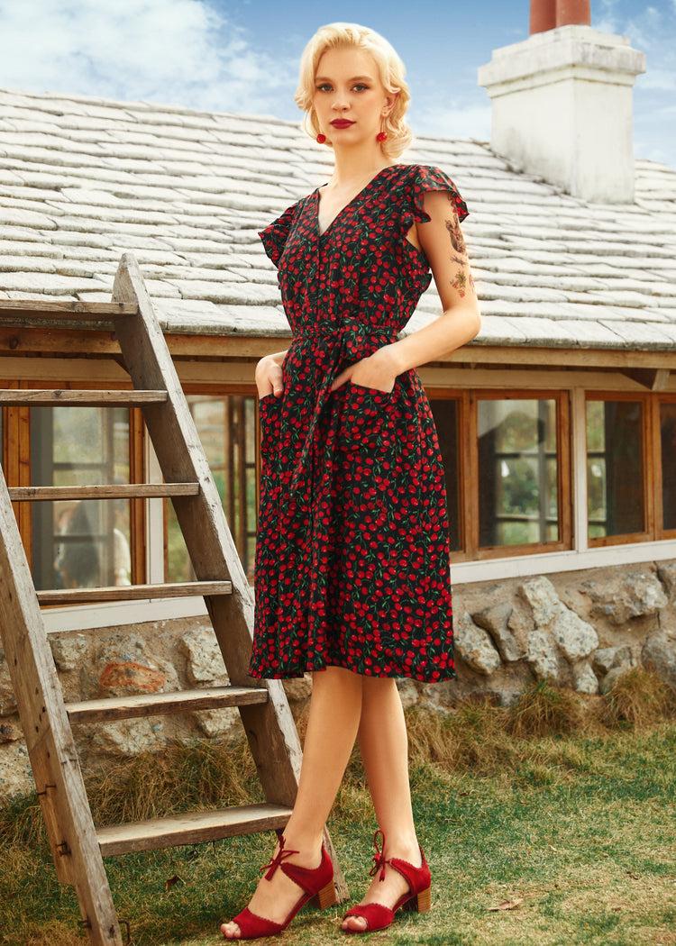 Cherry Picked Perfection Dress Product Image