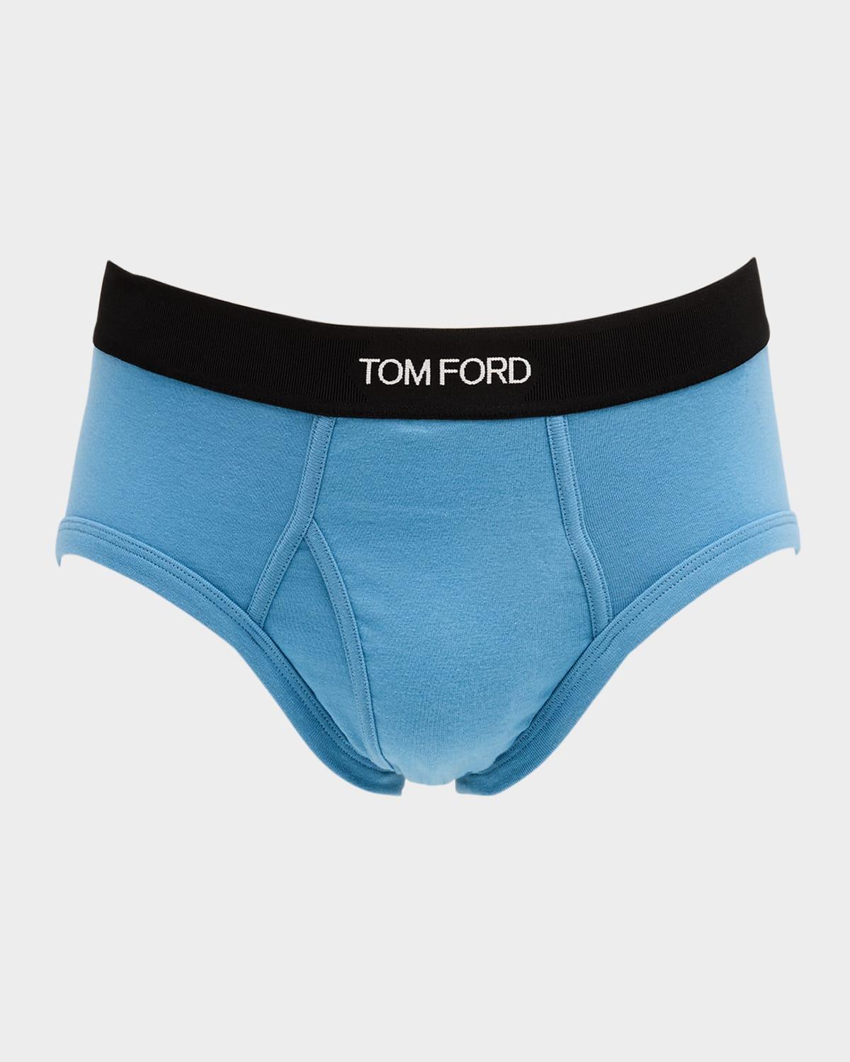Mens Jacquard Logo Cotton Briefs Product Image