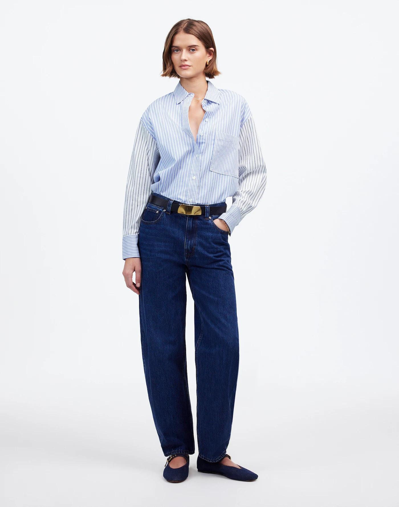 Oversized Button-Up Shirt Product Image