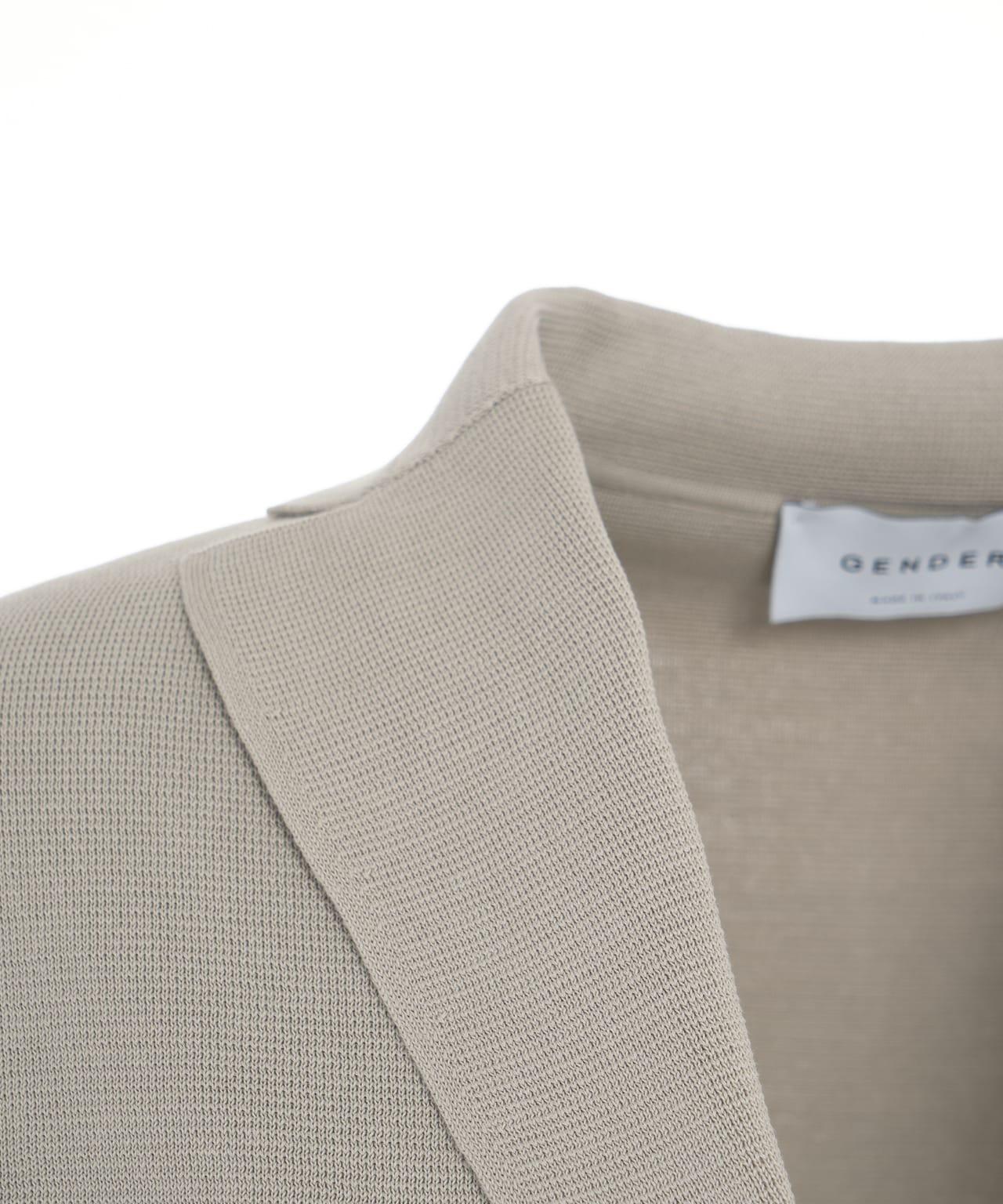 Knit single-breasted blazer Product Image
