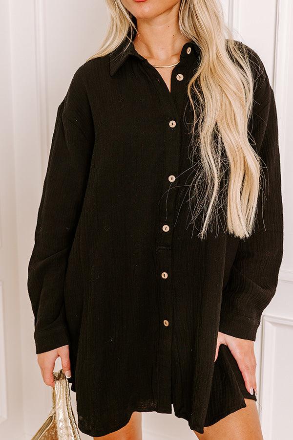 Breezy Chic Romper in Black Product Image