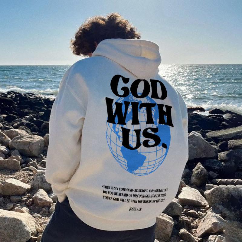 Sopula God's Work Graphic Oversized Hoodie Product Image