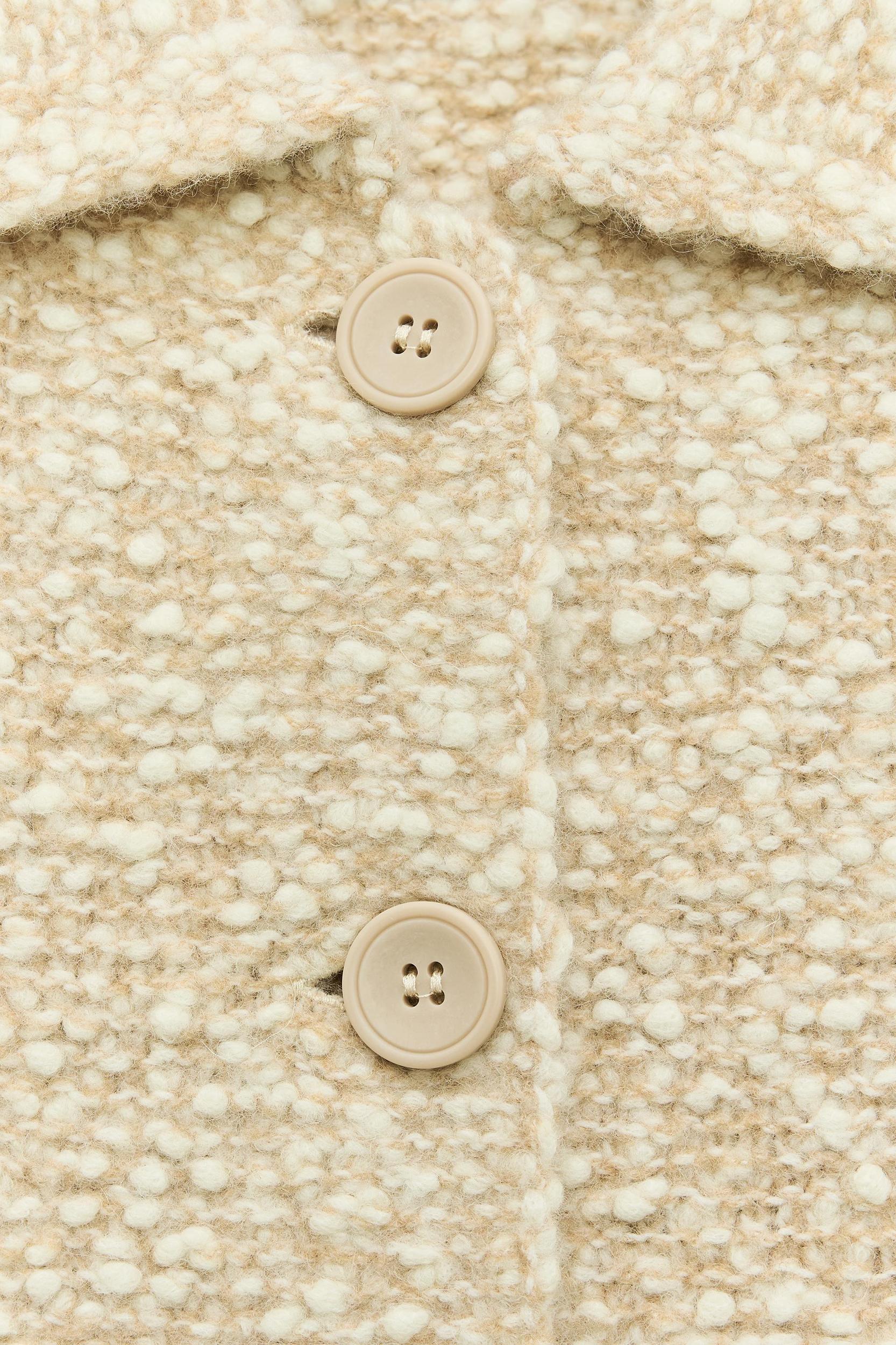 WOOL BLEND KNIT CARDIGAN Product Image