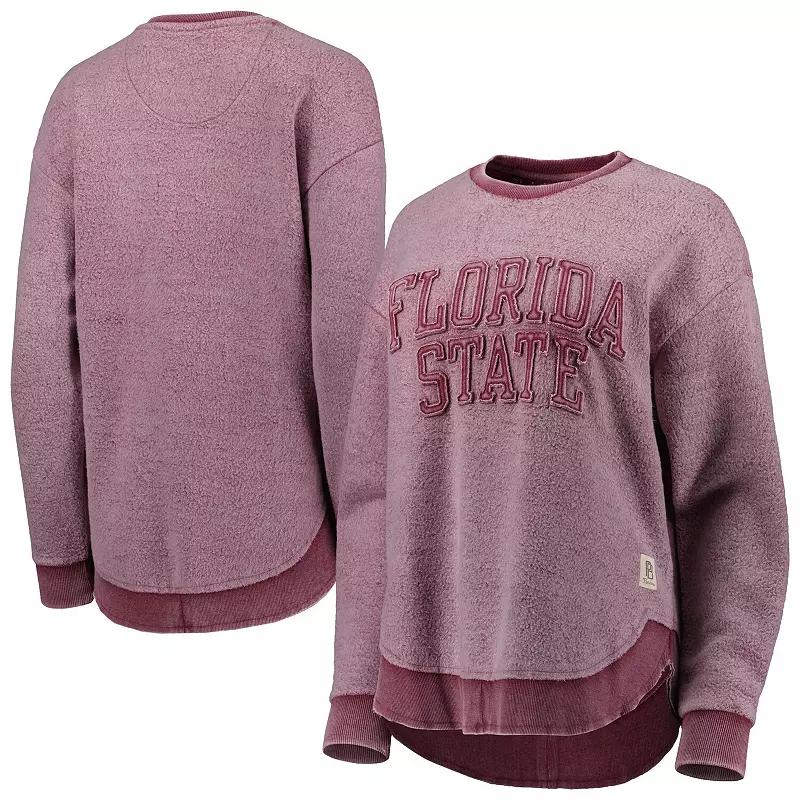 Women's Pressbox Garnet Florida State Seminoles Ponchoville Pullover Sweatshirt,  Product Image