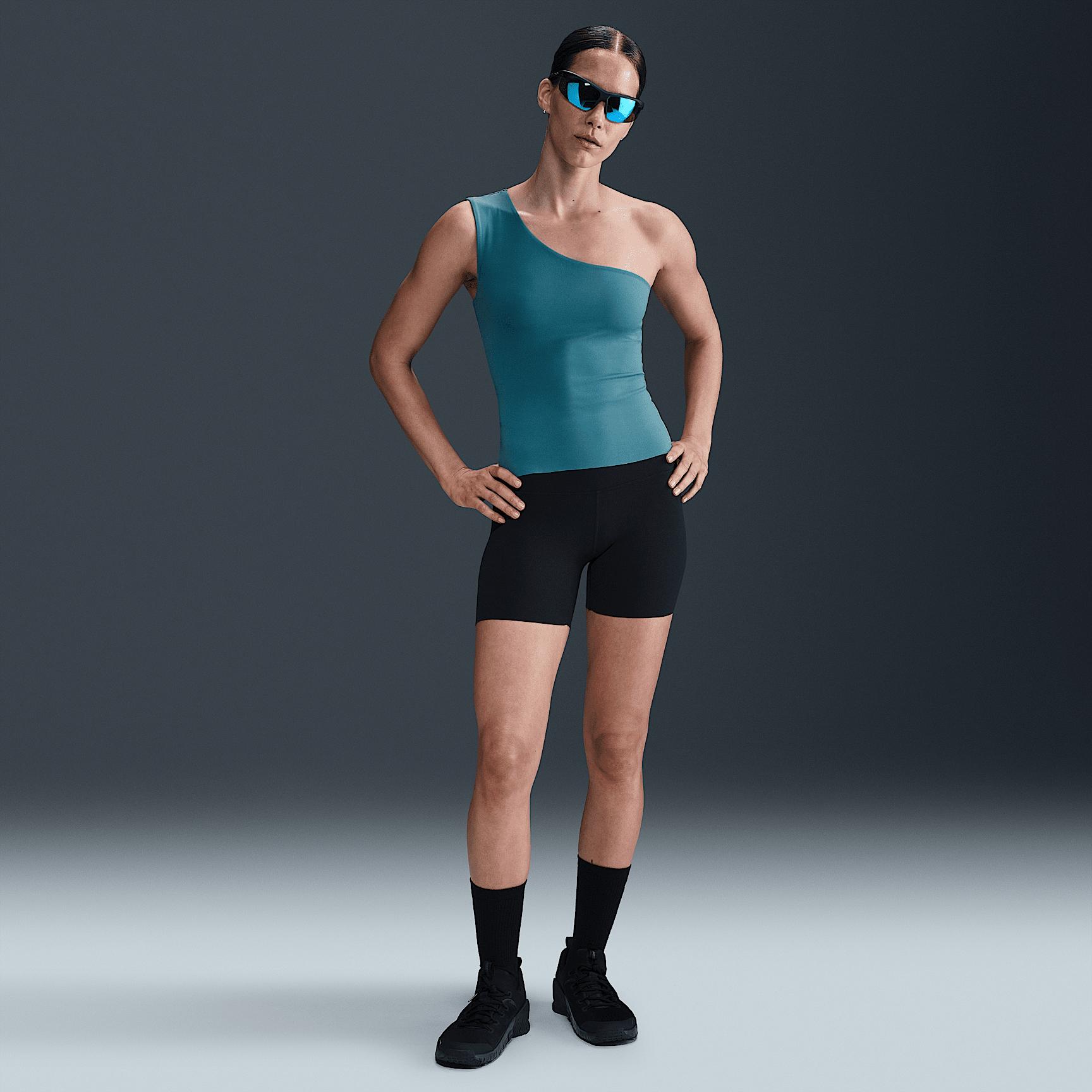 Nike Womens Zenvy Dri-FIT Asymmetrical Tank Top | HJ2287-006 Product Image