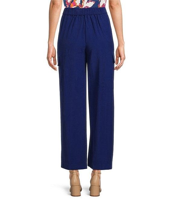 Investments Petite Size Wide Leg Cargo Pants Product Image