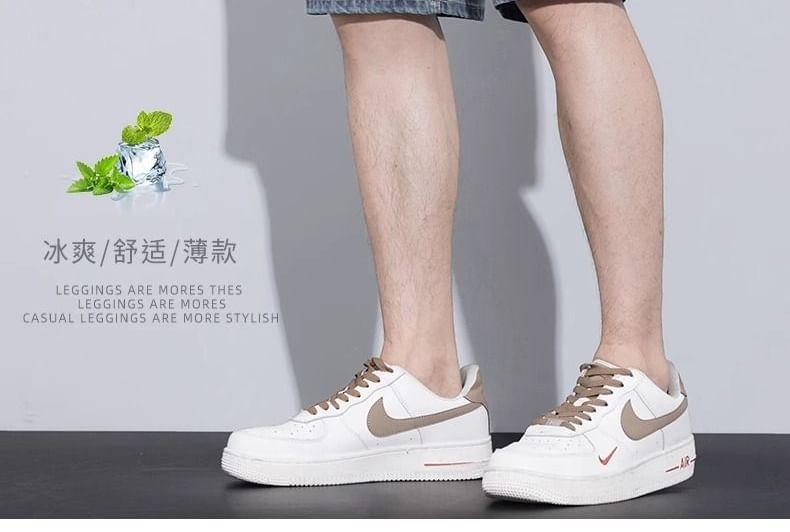 Mid Rise Washed Denim Shorts Product Image