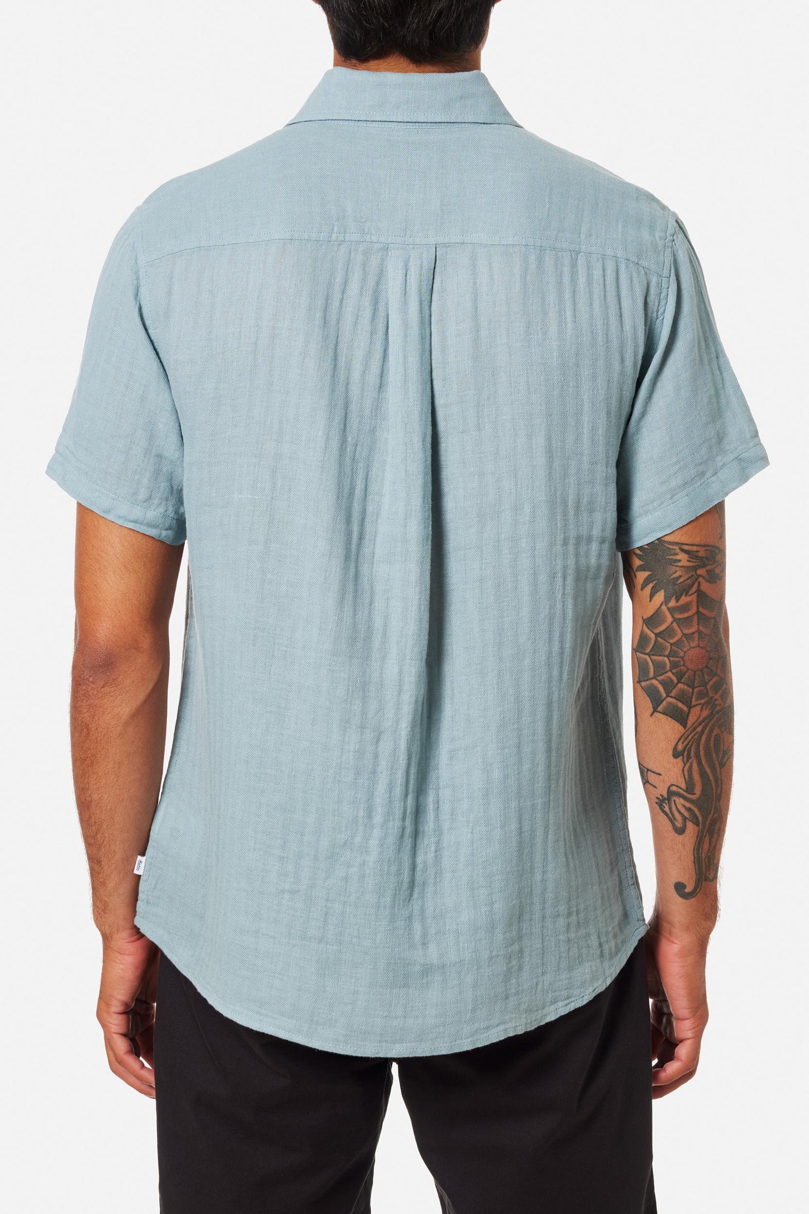 BOYS ALAN SOLID SHIRT - DESERT SAGE / L Product Image