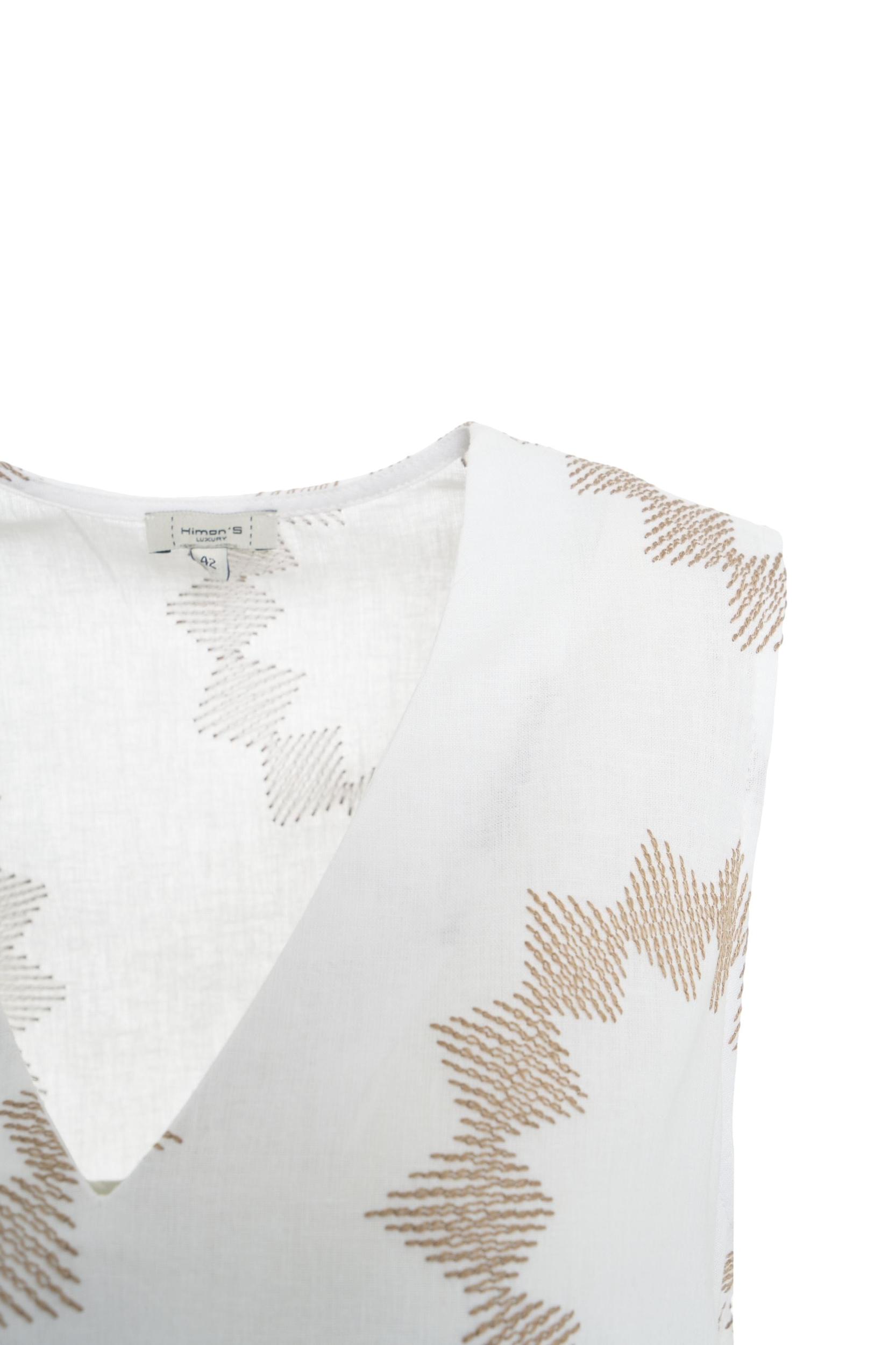 Linen blend maxi dress Product Image