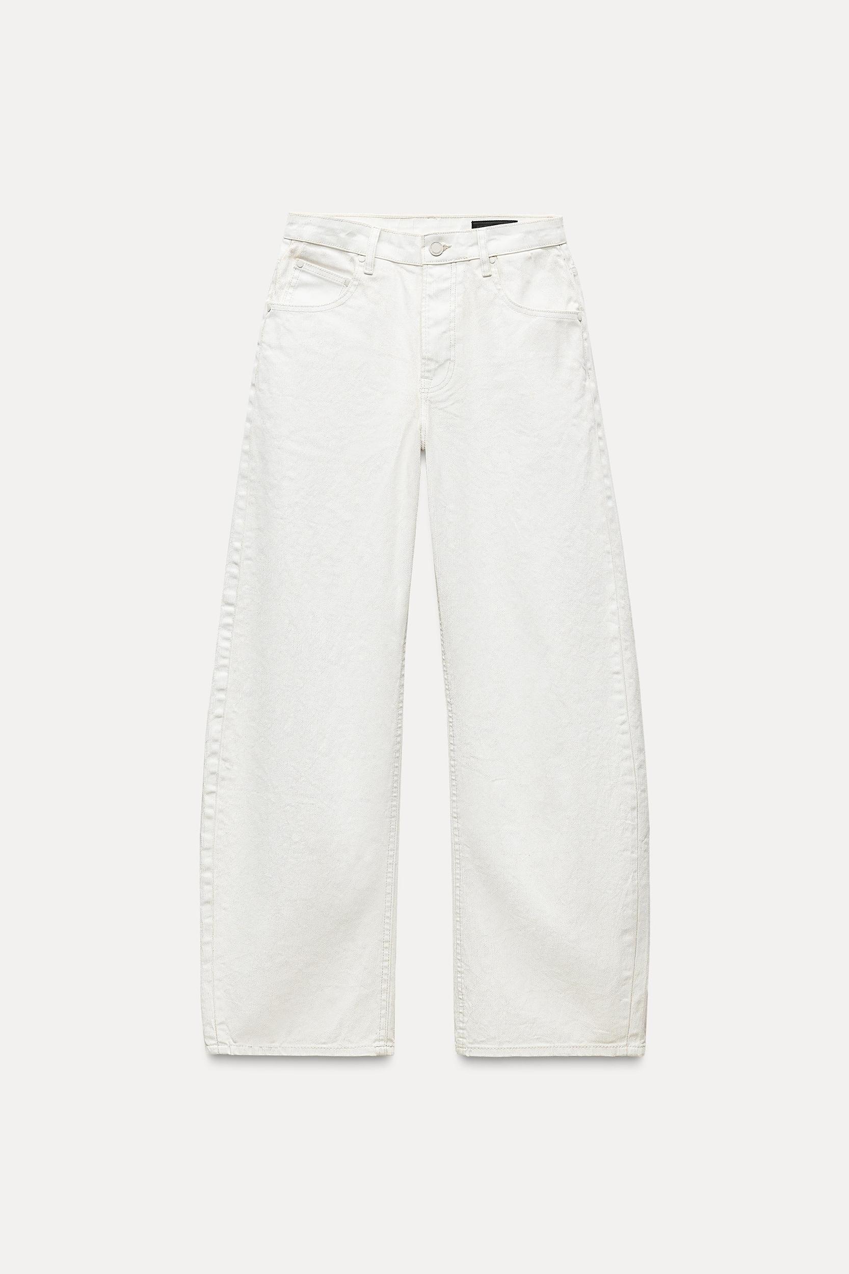 ZW COLLECTION TAPERED MID-RISE WAXED CRACKED JEANS Product Image