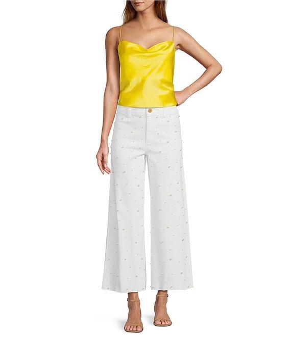 Antonio Melani Lila Silk Charmeuse Scoop Neck Sleeveless Blouse Product Image