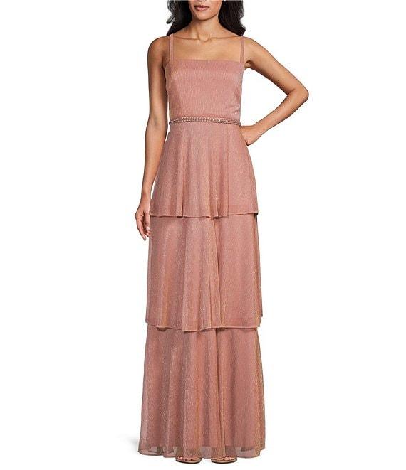 Le Bos 2-Piece Pleated Bodre Jacket Dress Product Image