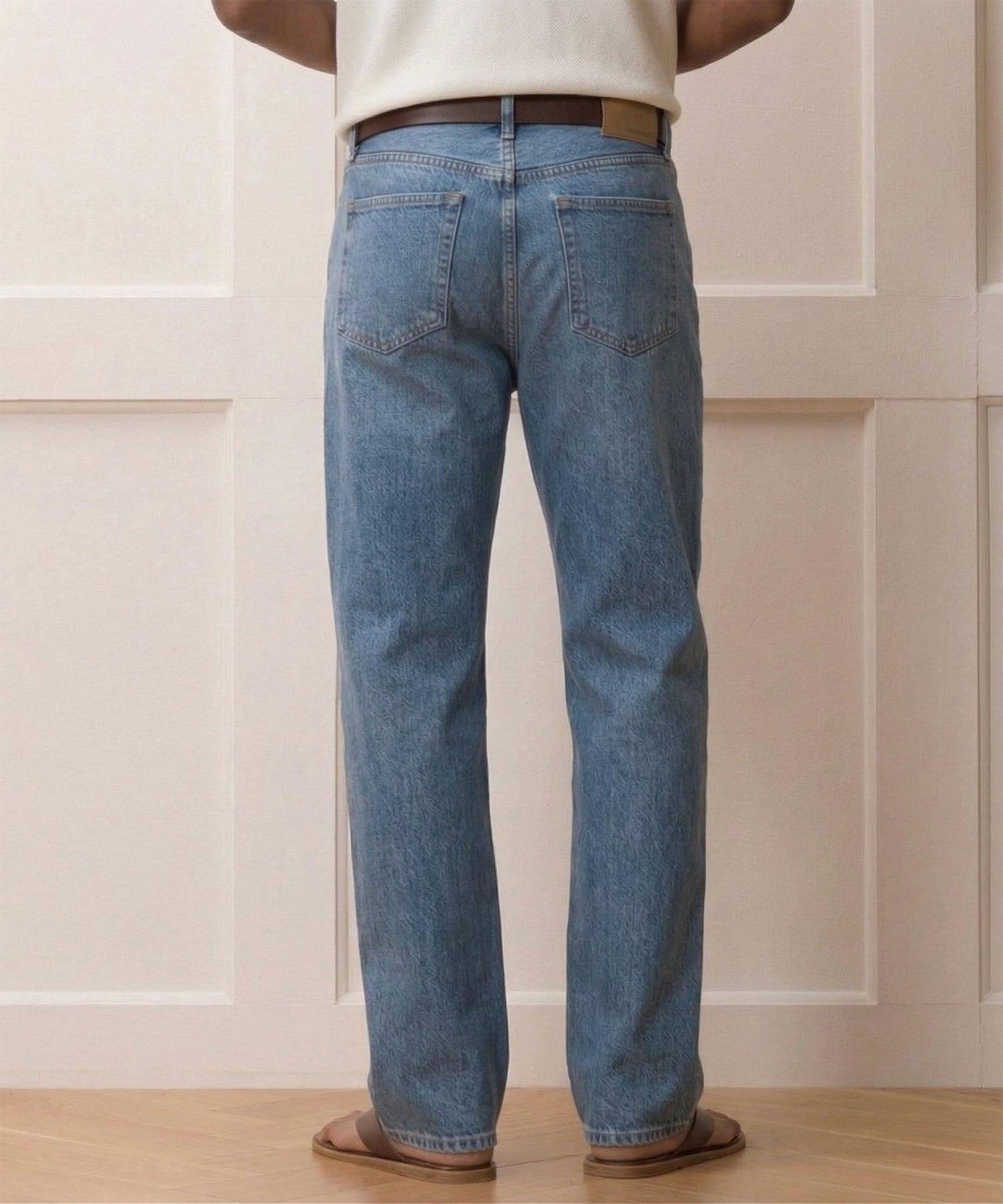 Relaxed Summerweight Jean in Medium Indigo Product Image