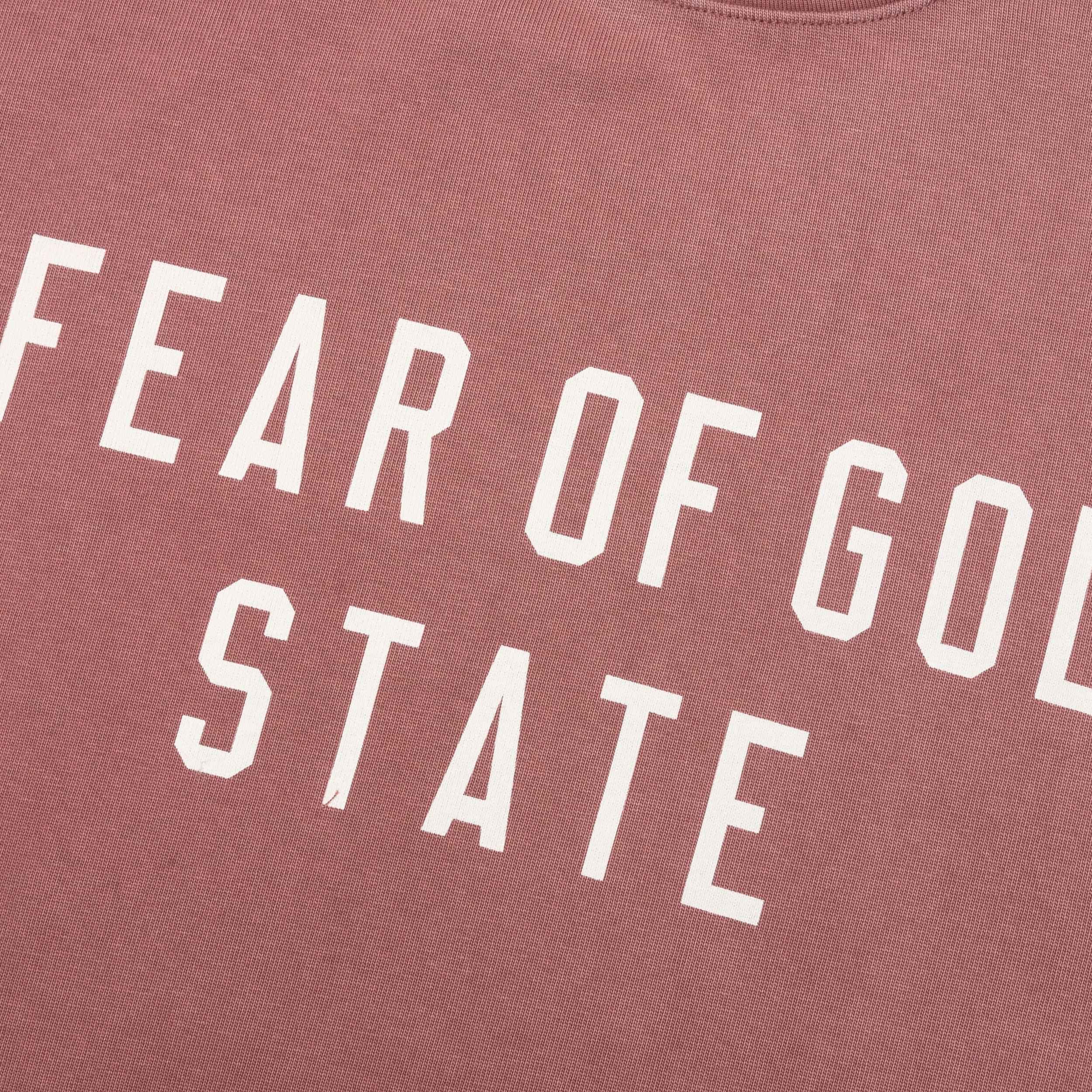 Heavy Crewneck Tee - Crimson Male Product Image