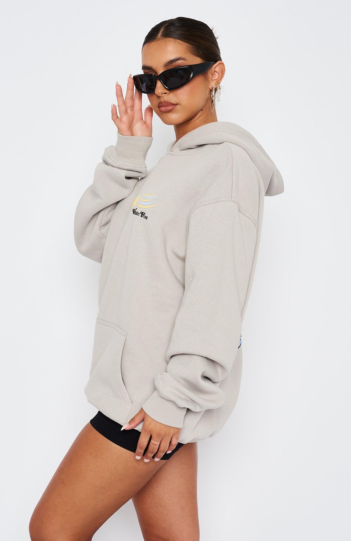 To The Moon Oversized Hoodie Lunar Product Image