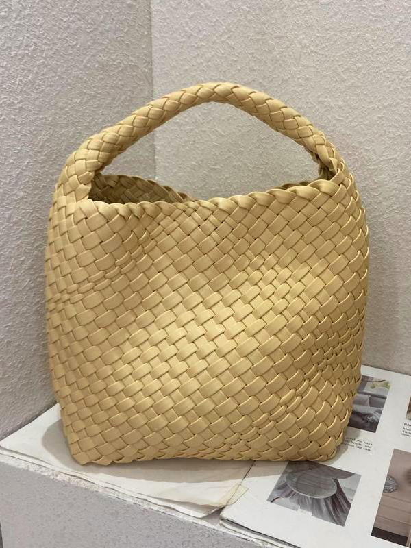 Solid Color Woven Bags Handbags Product Image