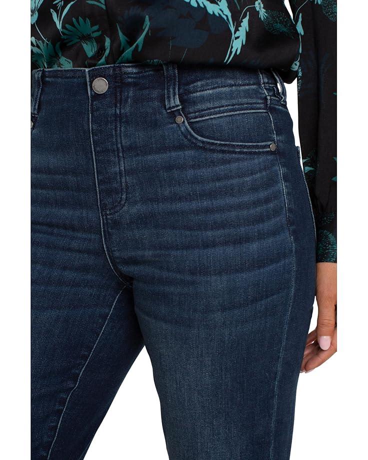 Petite Gia Glider Pull On Slim Mid Rise Stretch Denim Product Image