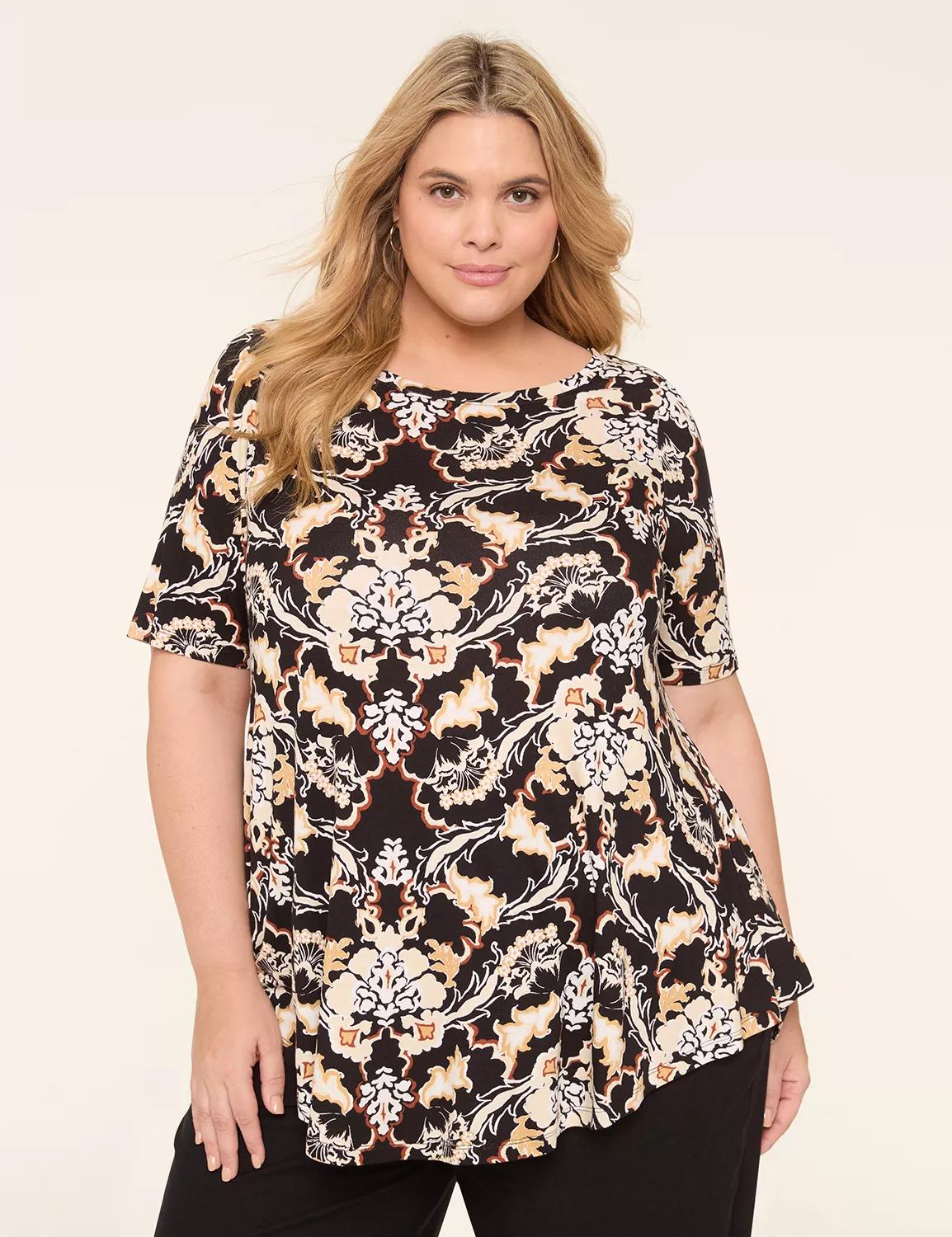 Max Swing Perfect Sleeve Boatneck Tee Product Image