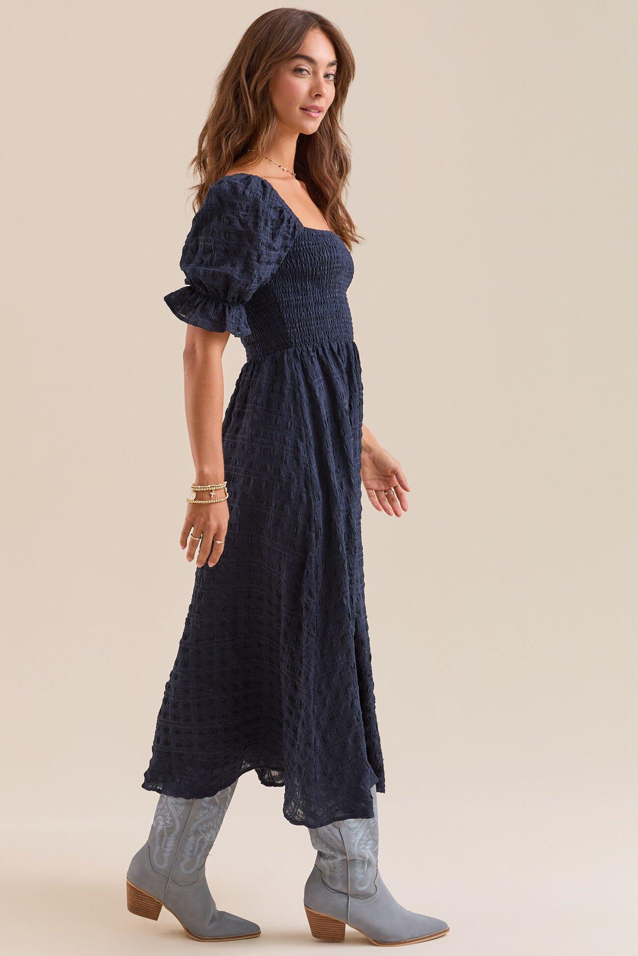 Mylee Textured Midi Dress Product Image