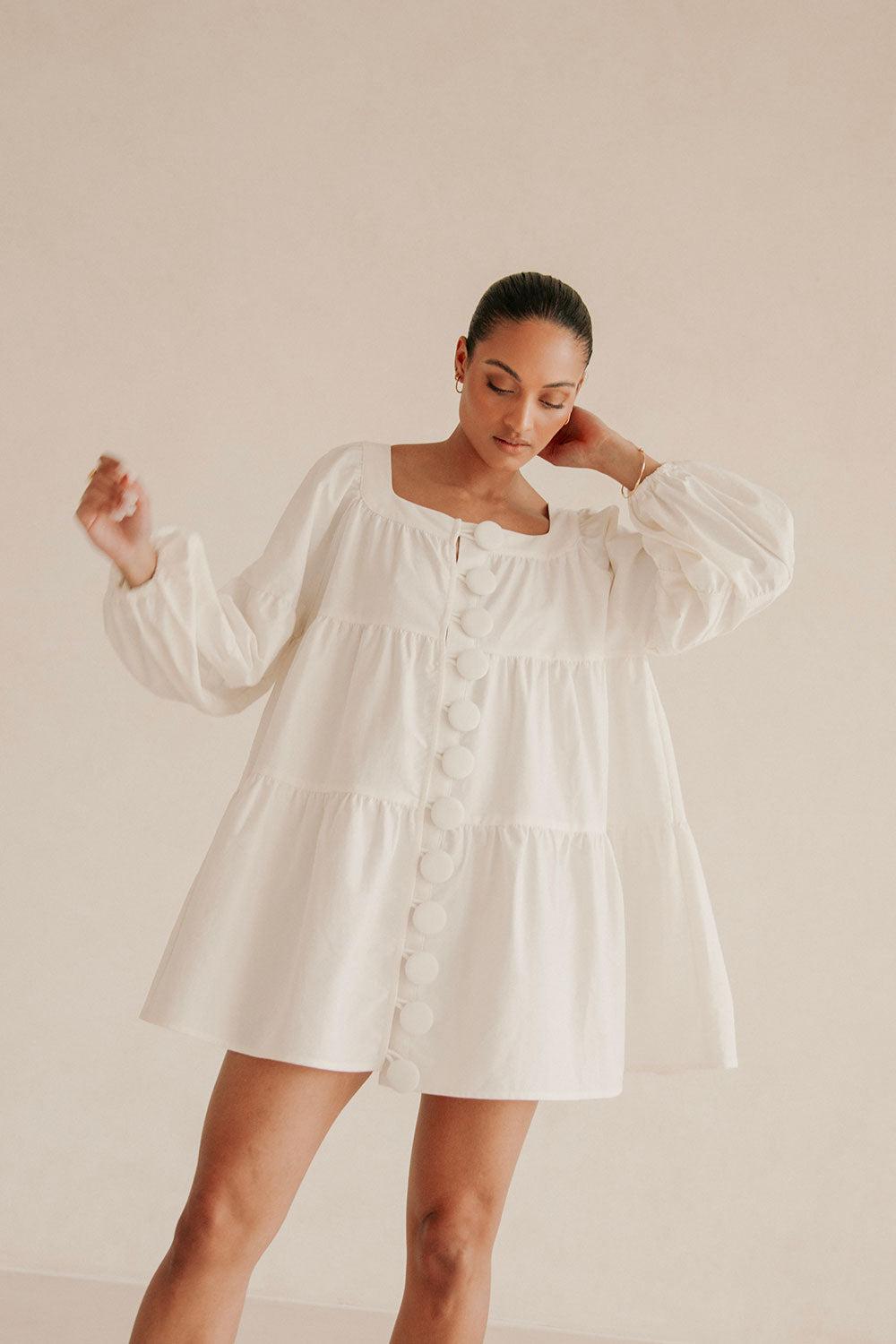 Palmer Dress - White Product Image