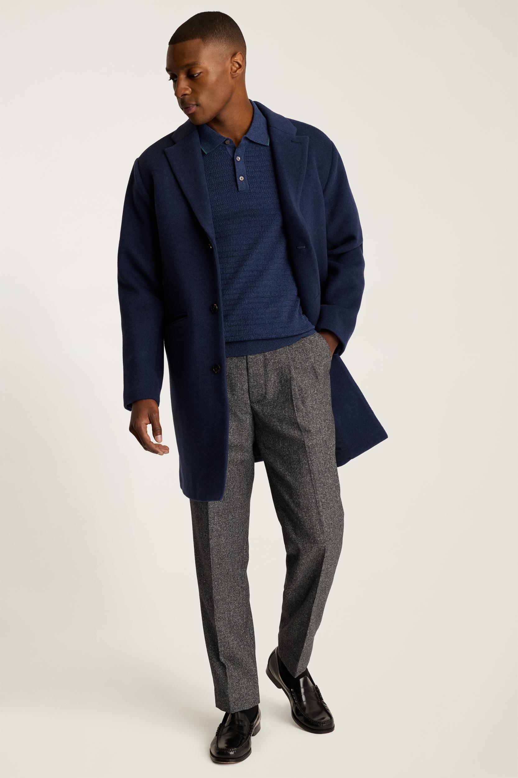 Pleated Wool Trouser Product Image