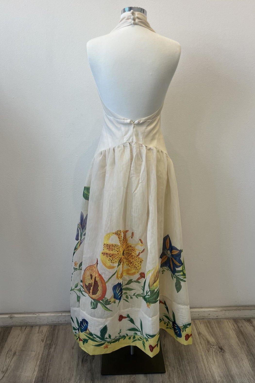 Floral Halter Dress Product Image