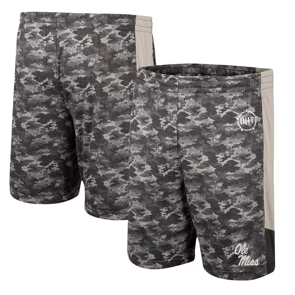 Men's Colosseum Camo Ole Miss Rebels OHT Military Appreciation Terminal Shorts, Size: XL, Green Product Image