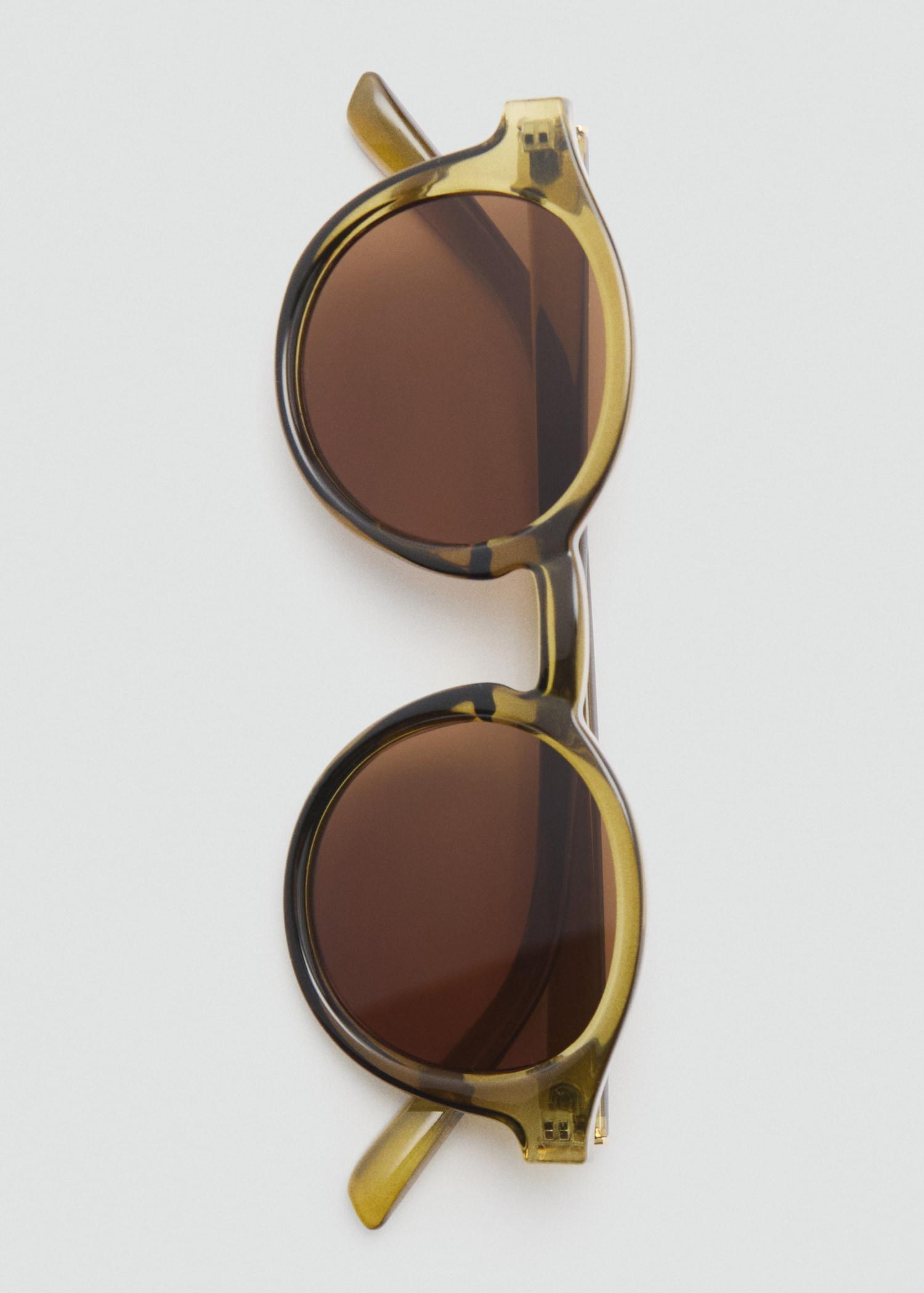 Round-framed sunglasses - Men | MANGO USA Product Image