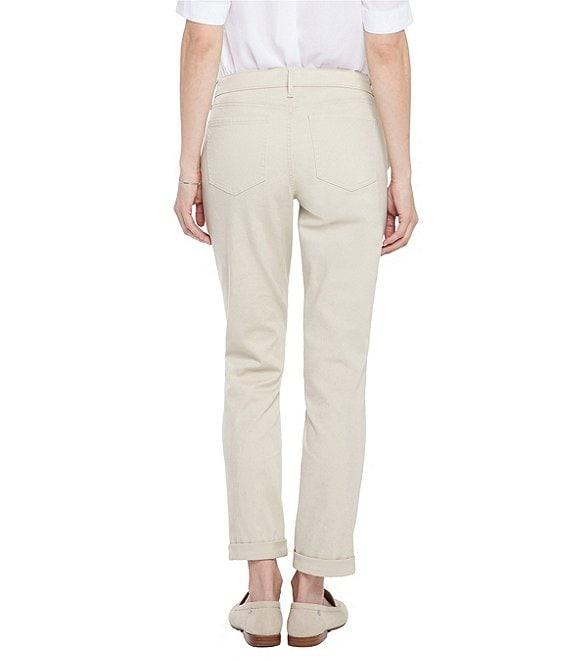 NYDJ Margot High Rise Slim Straight Girlfriend Jeans Product Image
