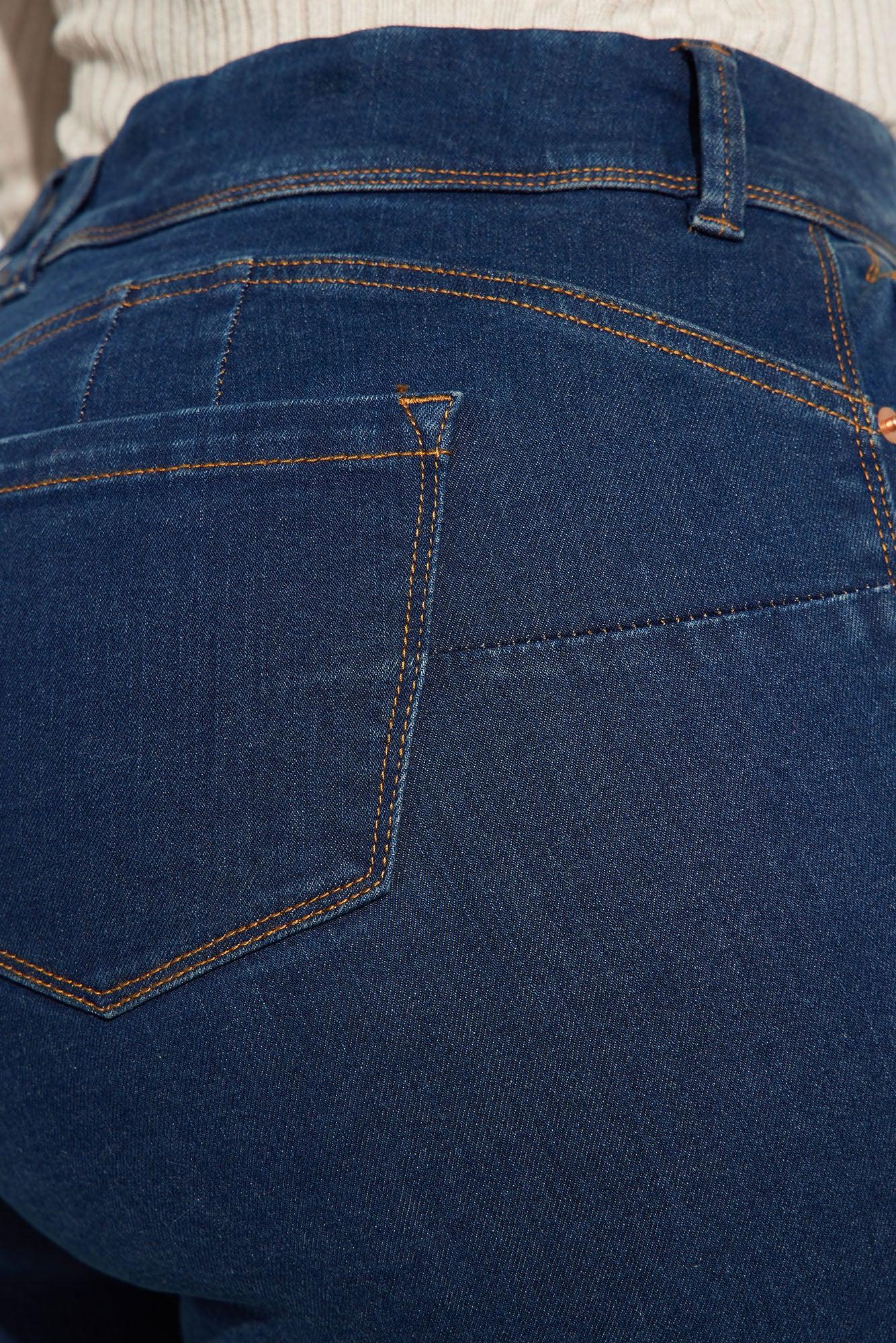 I'm A Star Booty Lifting Stretch Skinny Jeans - Dark Wash Product Image