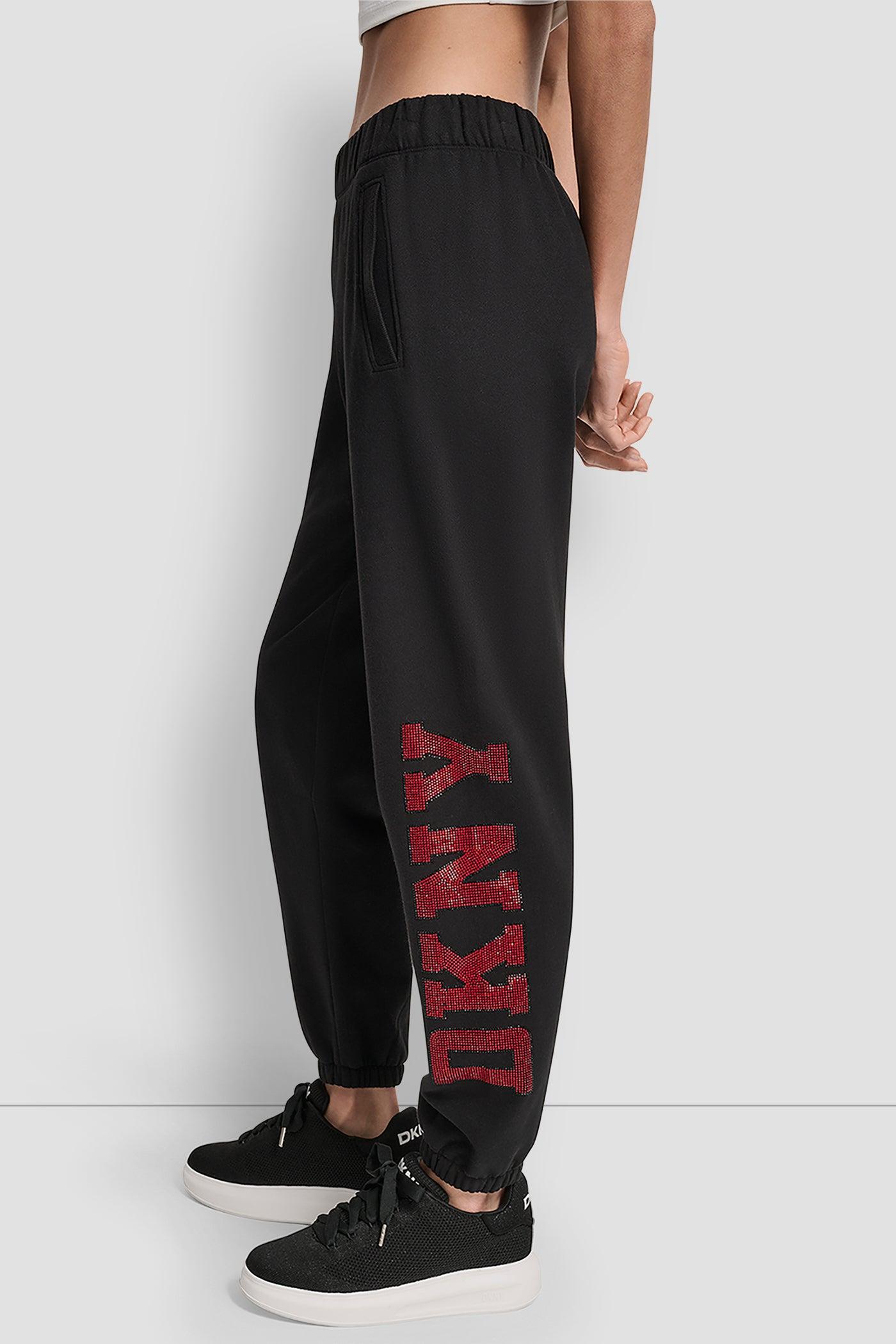 EXPLODED RHINESTONE VARISTY LOGO HIGH RISE RELAXED Product Image