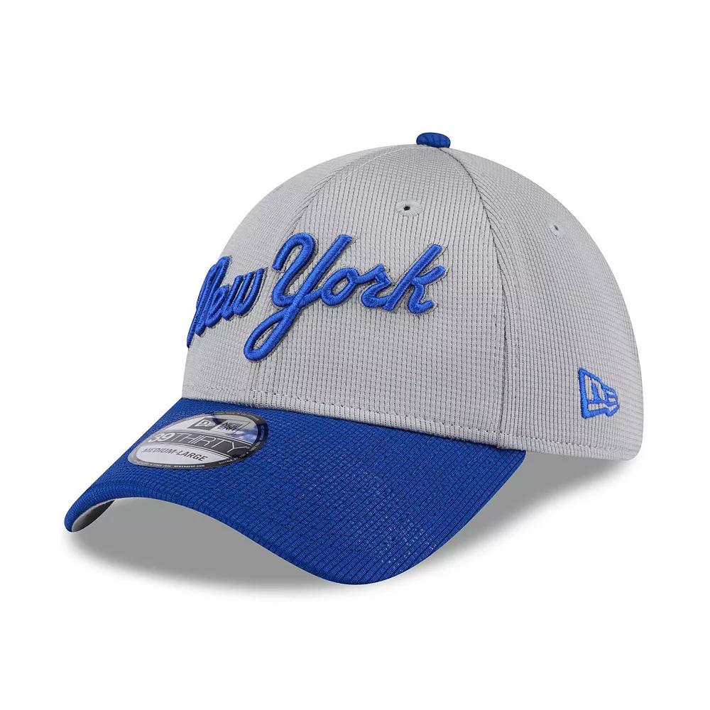 Men's New Era  Gray/Royal New York Mets 2025 Batting Practice 39THIRTY Flex Hat, Size: Medium/Large, Grey Product Image