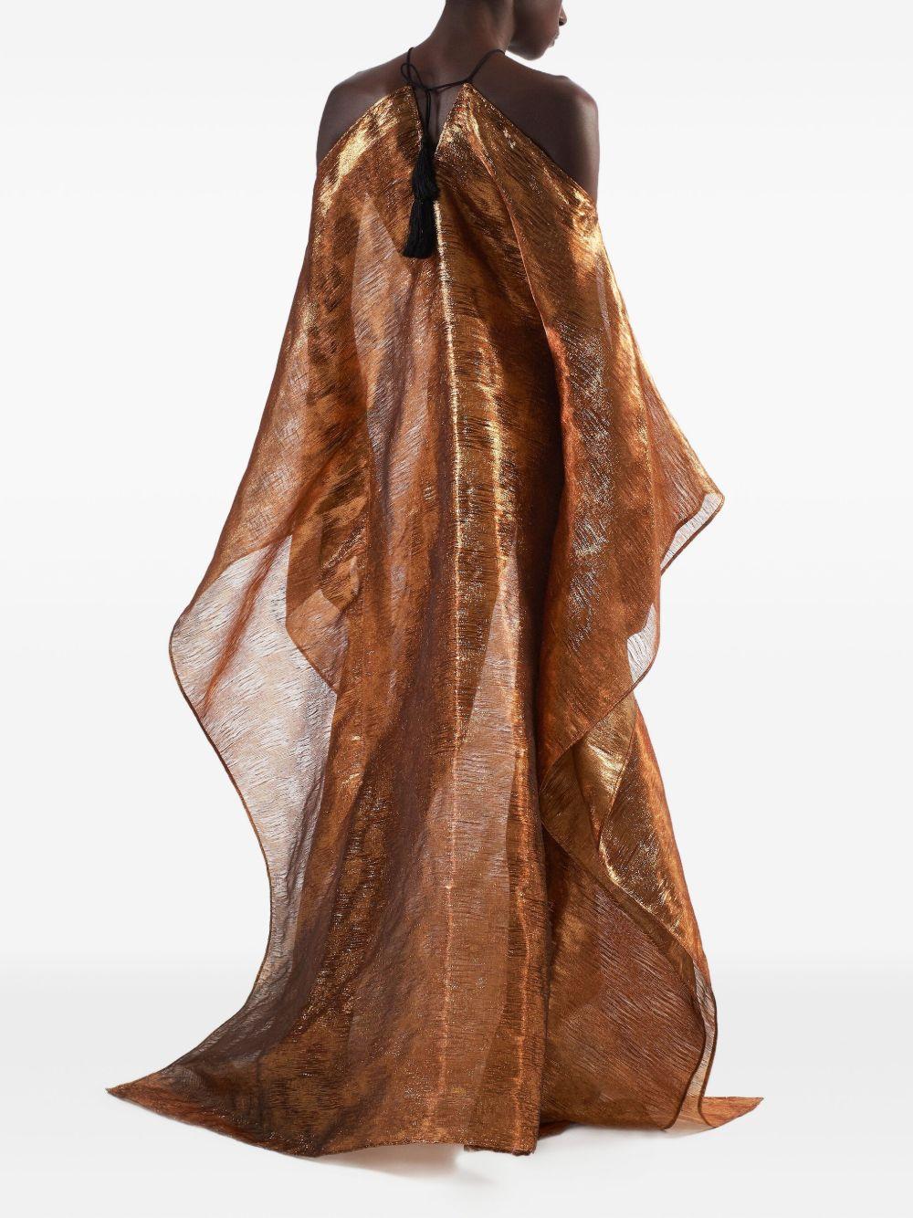 metallic tassel dress Product Image