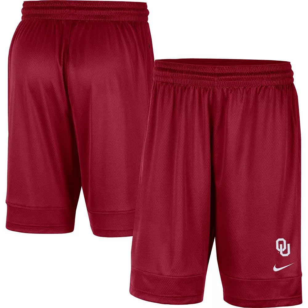 Men's Nike Crimson Oklahoma Sooners Fast Break Team Performance Shorts,  Product Image