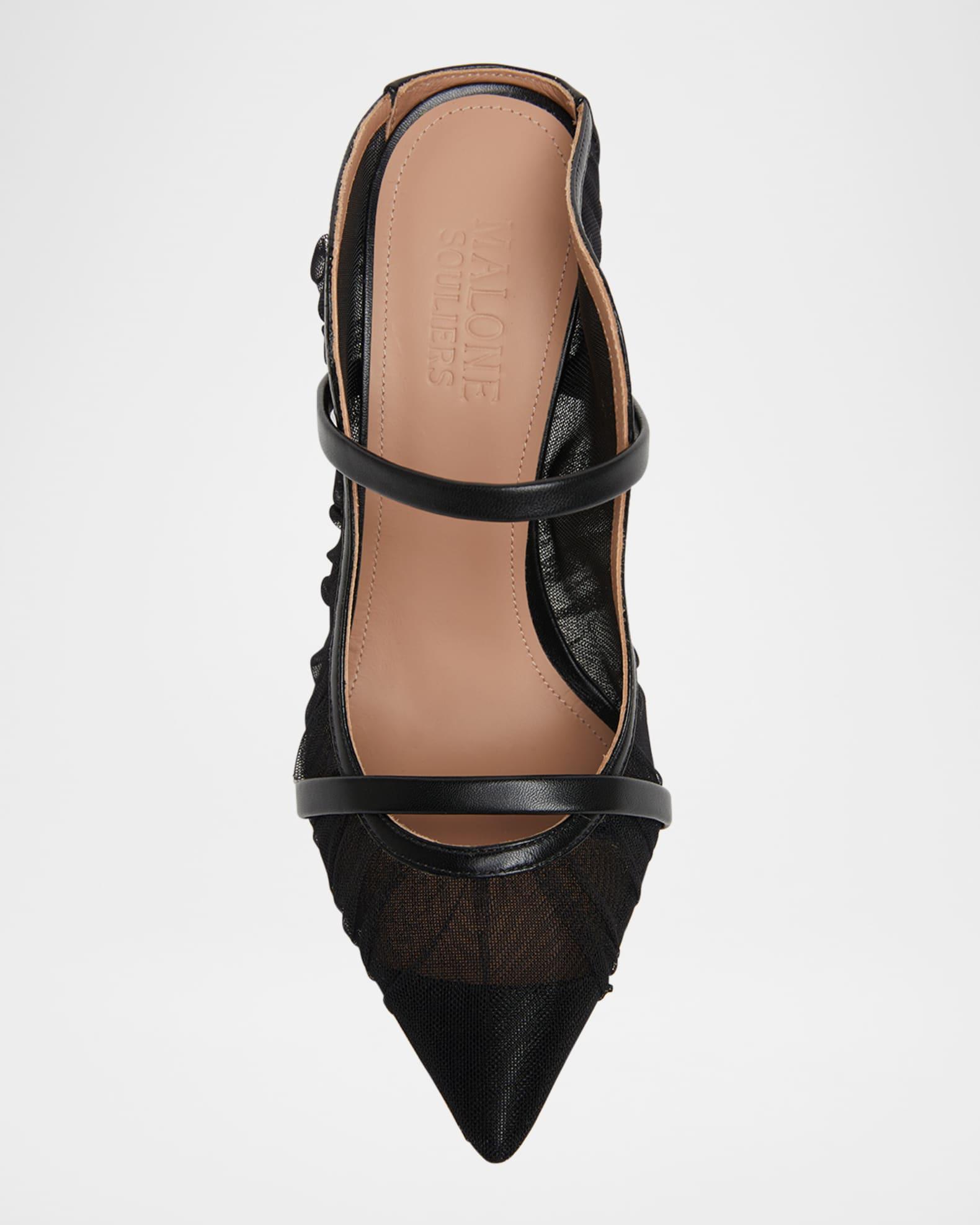 Maureen Tulle Dual-Band Mule Pumps Product Image