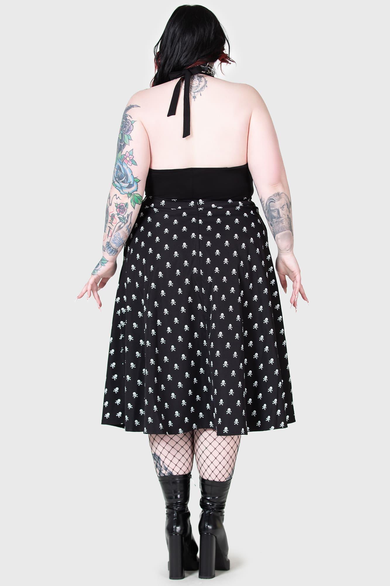 Lay Dead Midi Skirt Female Product Image