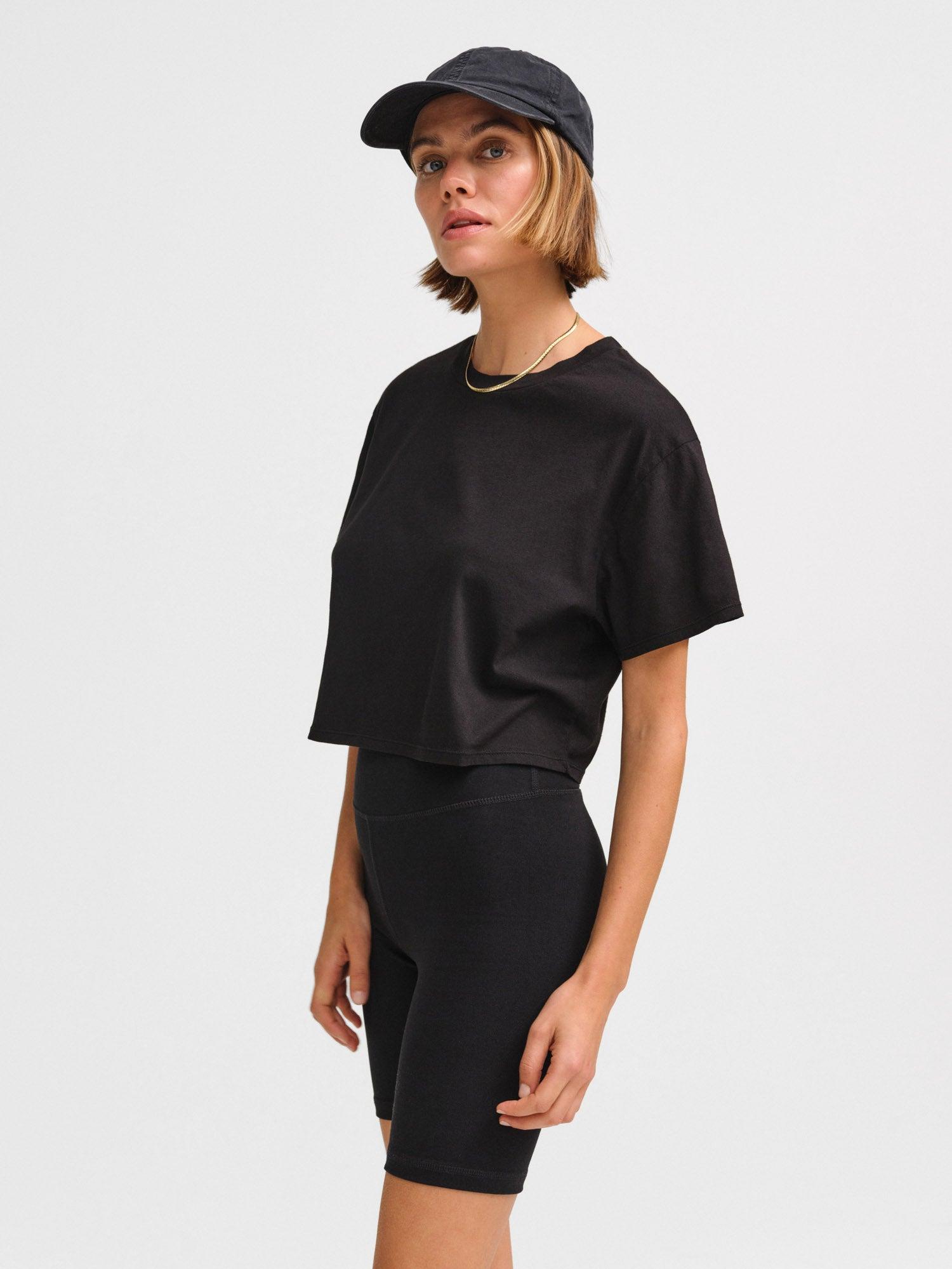 Organic Cotton Relaxed Crop Tee Female Product Image