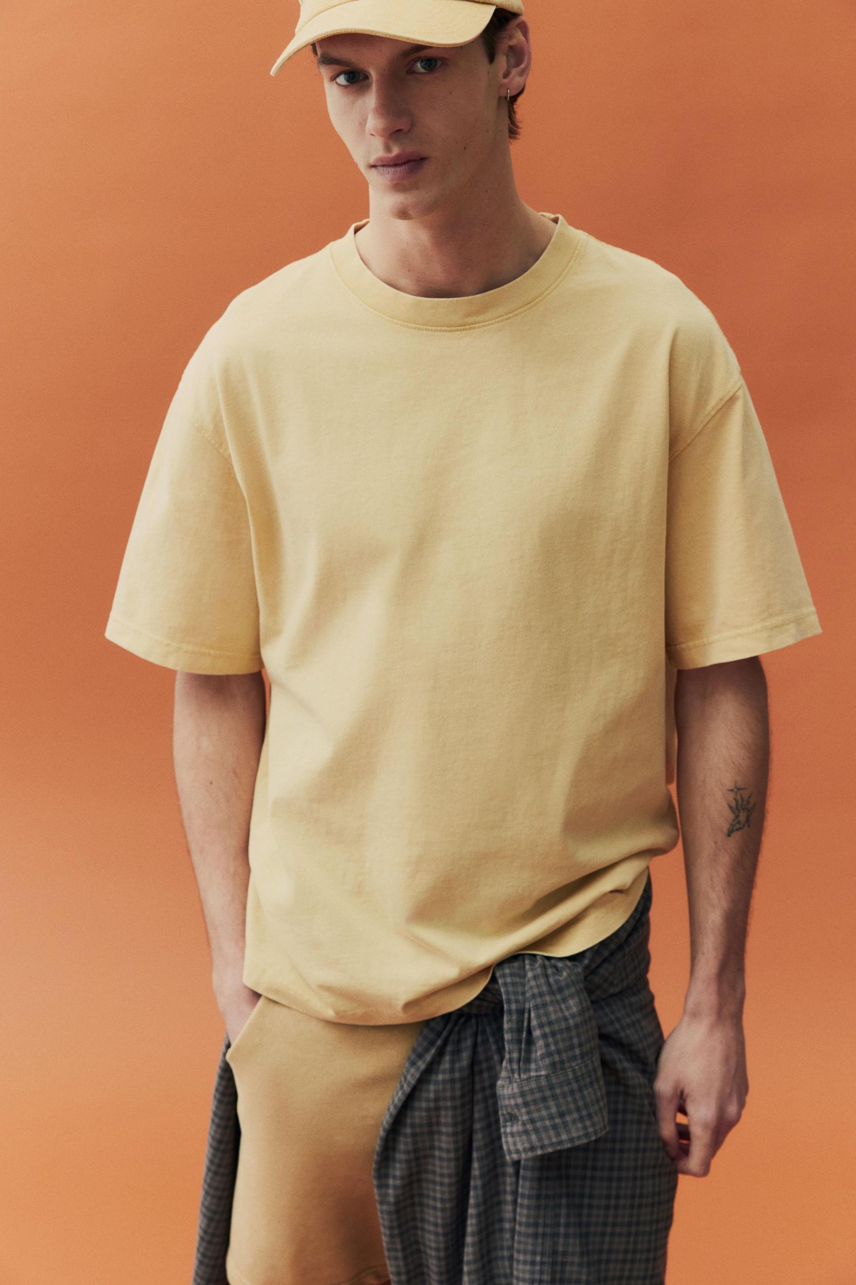 Loose-Fit Washed T-Shirt Product Image