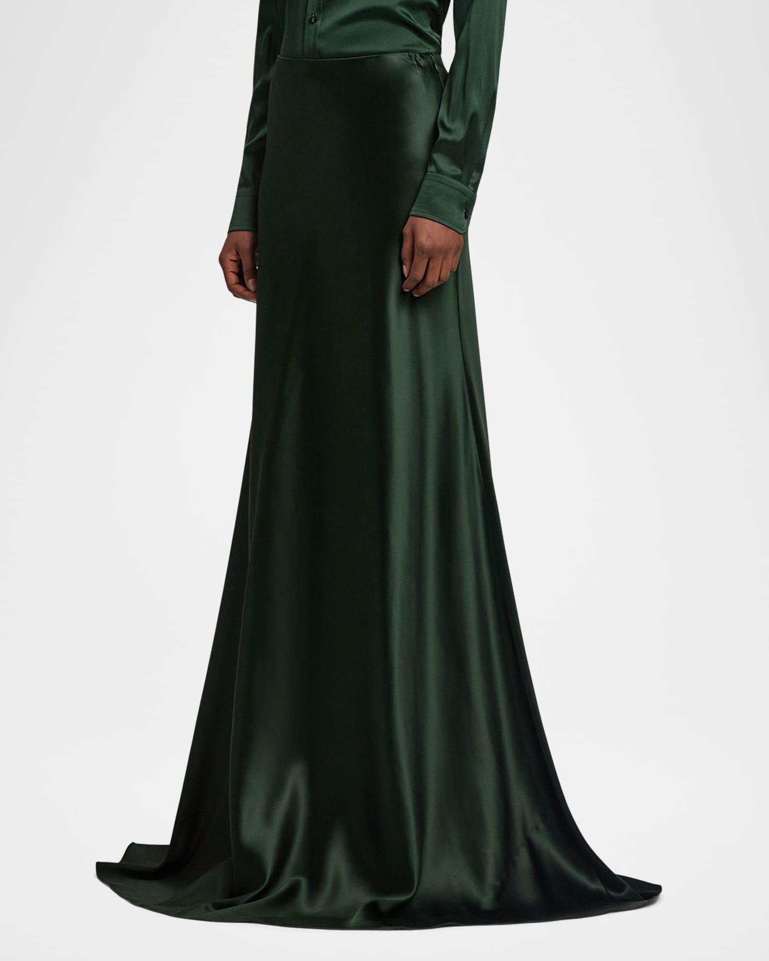 Masina Satin Maxi Skirt Product Image