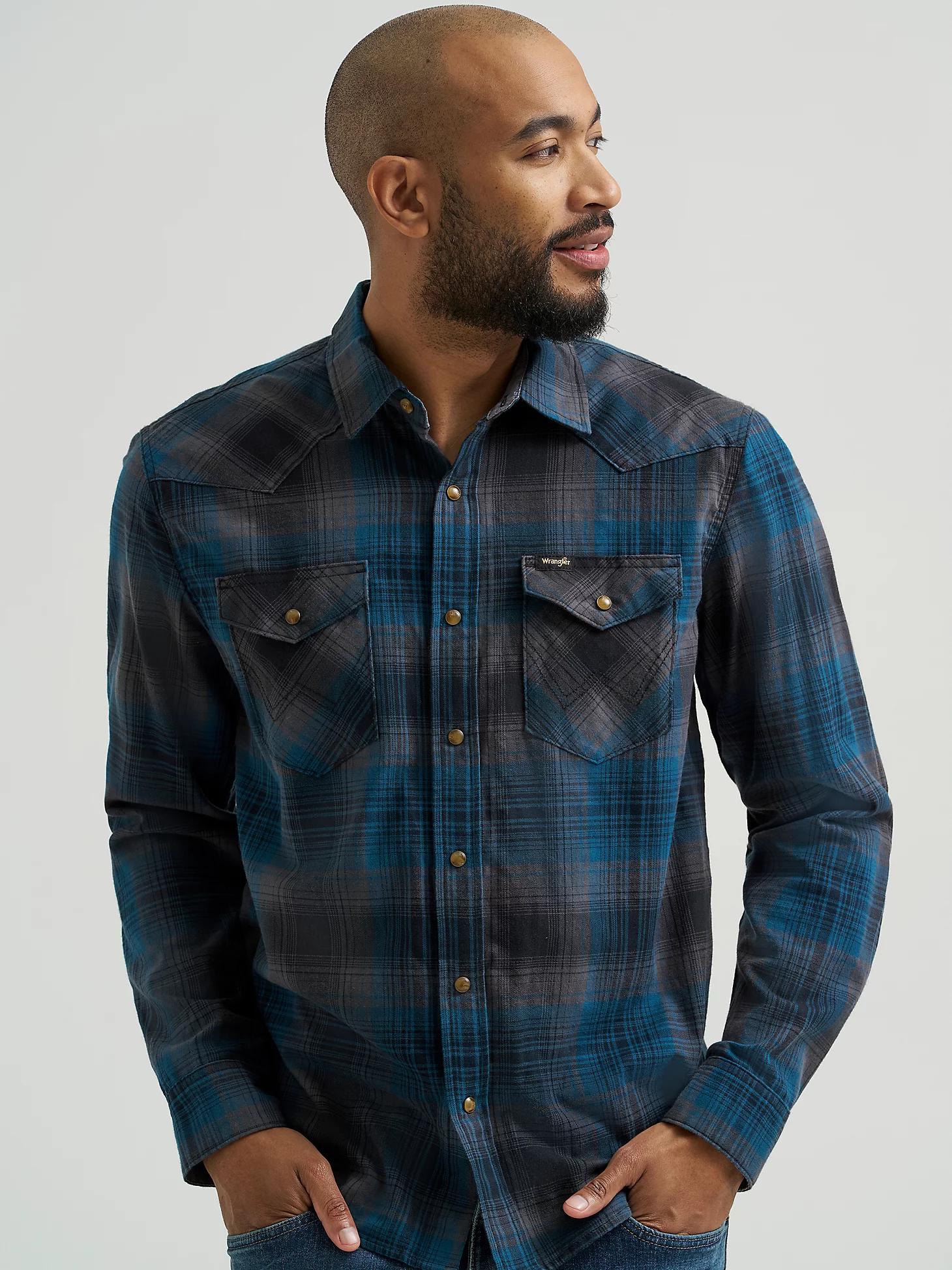 Men's Broken Twill Plaid Shirt in Orion Product Image