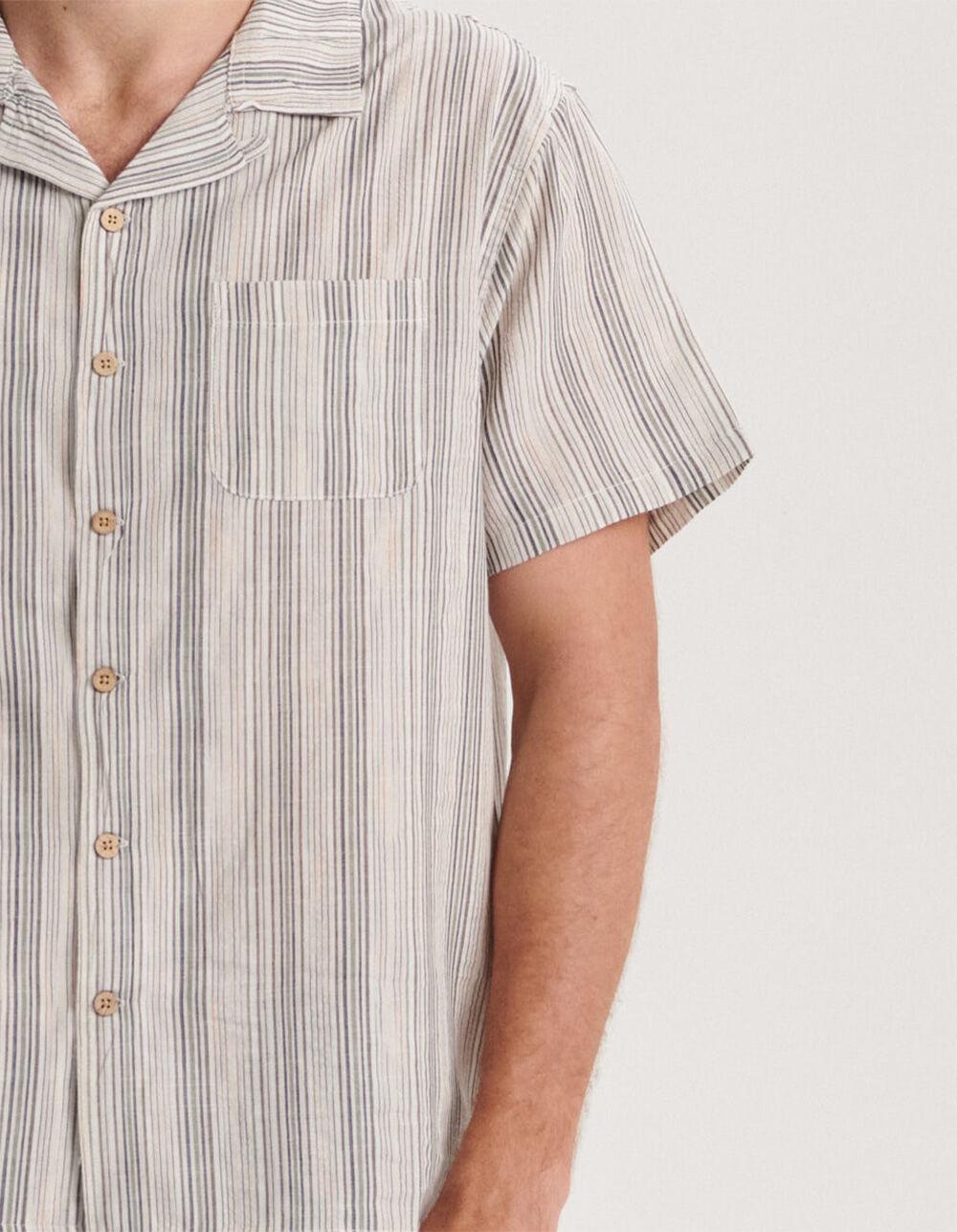 THE CRITICAL SLIDE SOCIETY Bawley Mens Button Up Shirt - ECRU Product Image