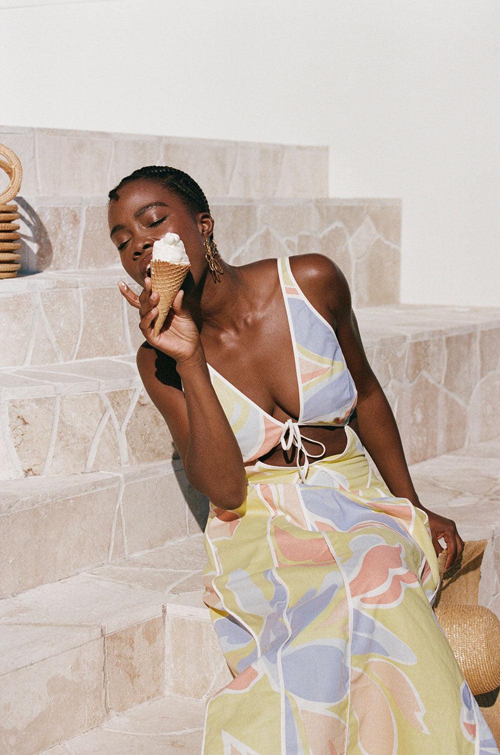 Eliska Dress  - Elia Purple Product Image