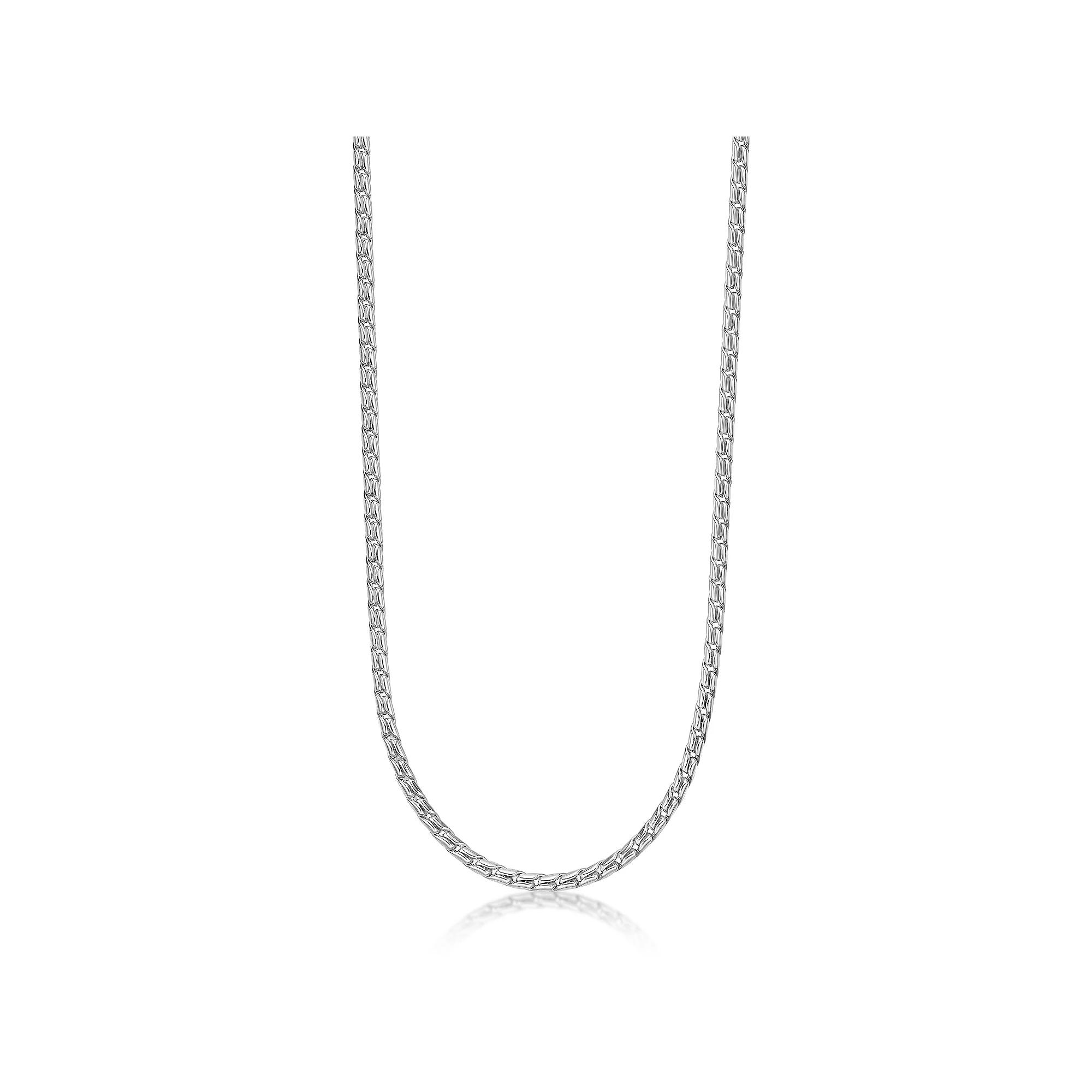 Mens LYNX Stainless Steel 20 Inch Twist Chain Necklace Product Image