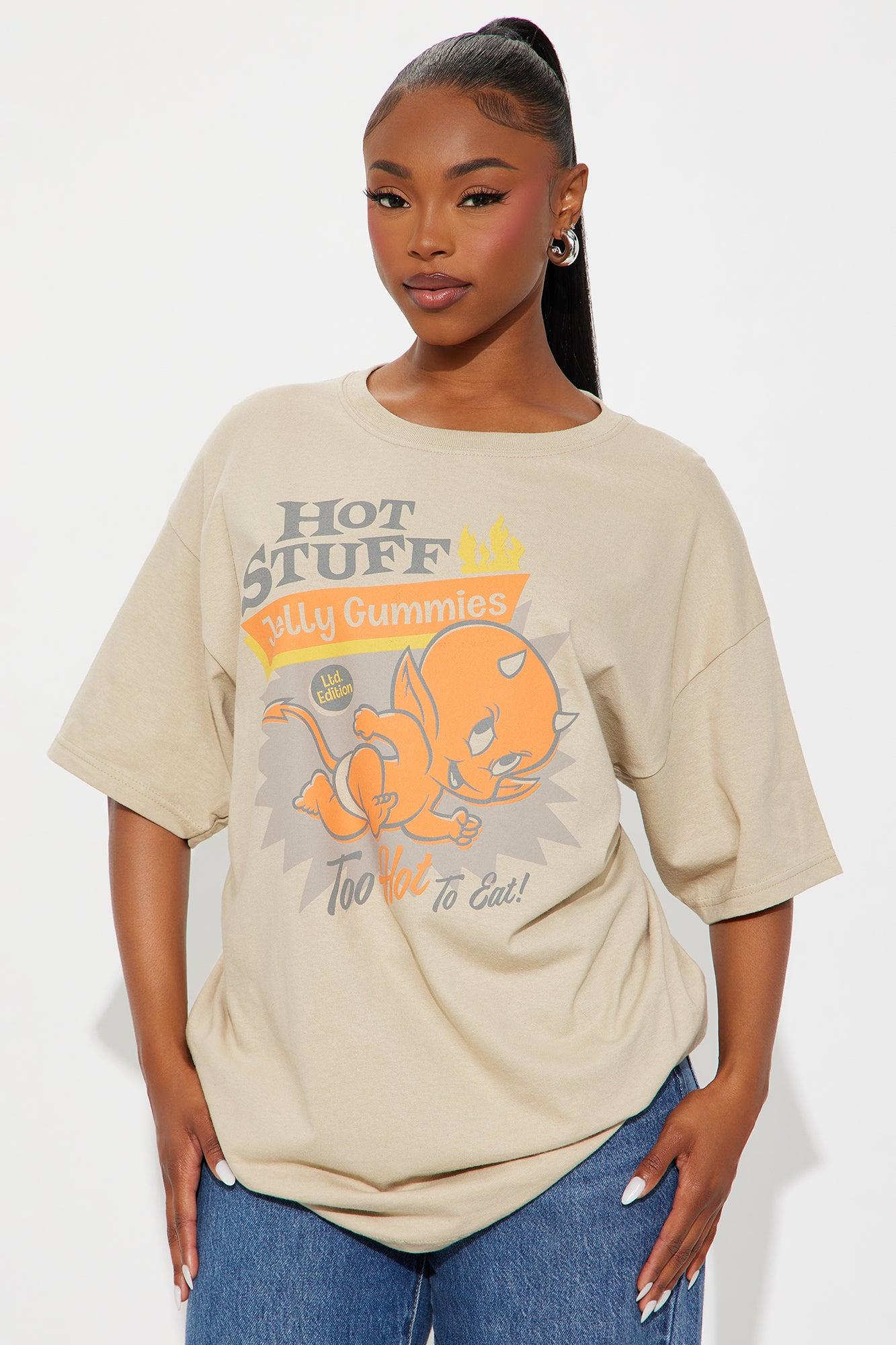 Hot Stuff Tee - Natural Female Product Image