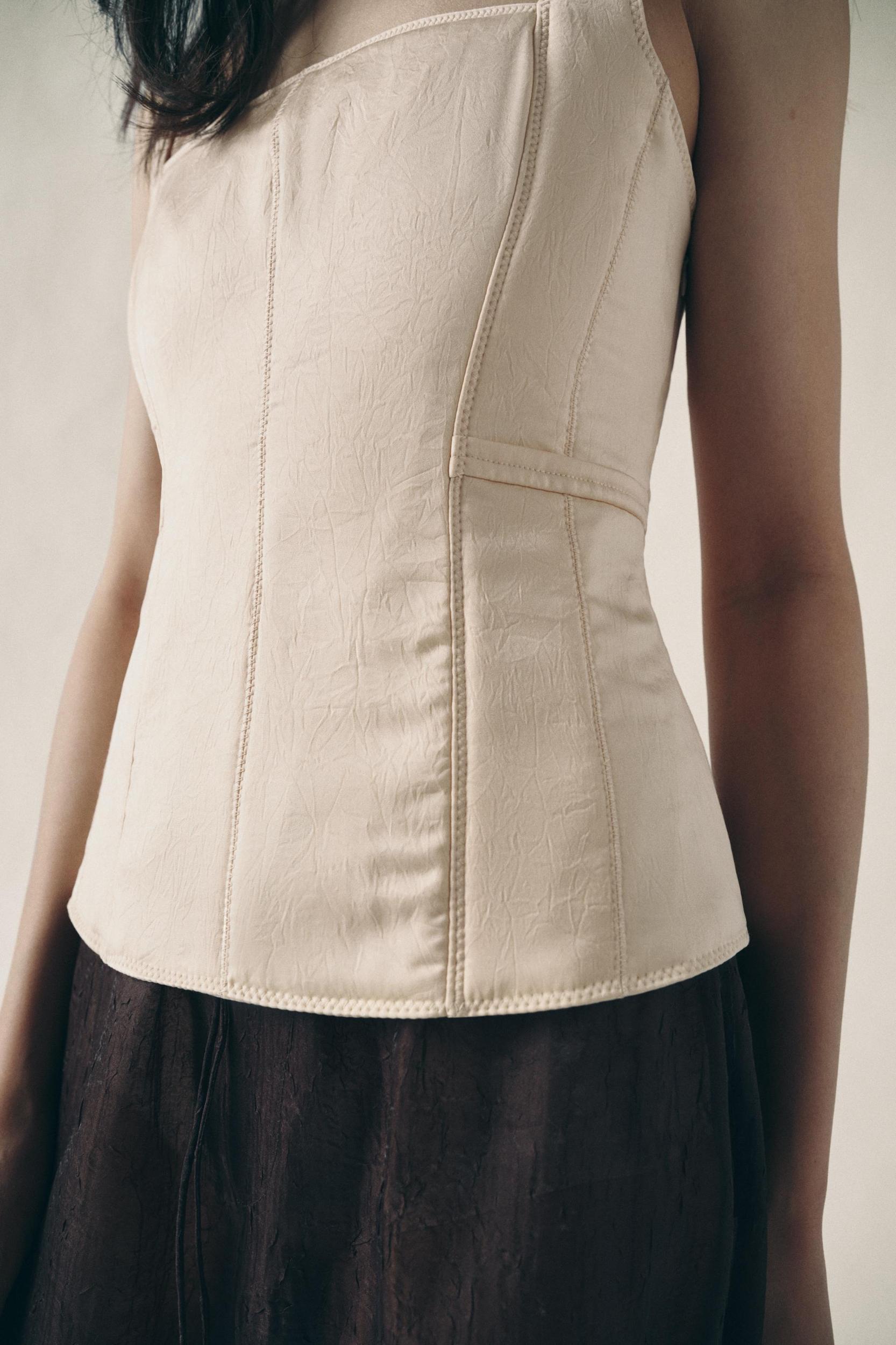 PADDED BUSTIER TOP Product Image