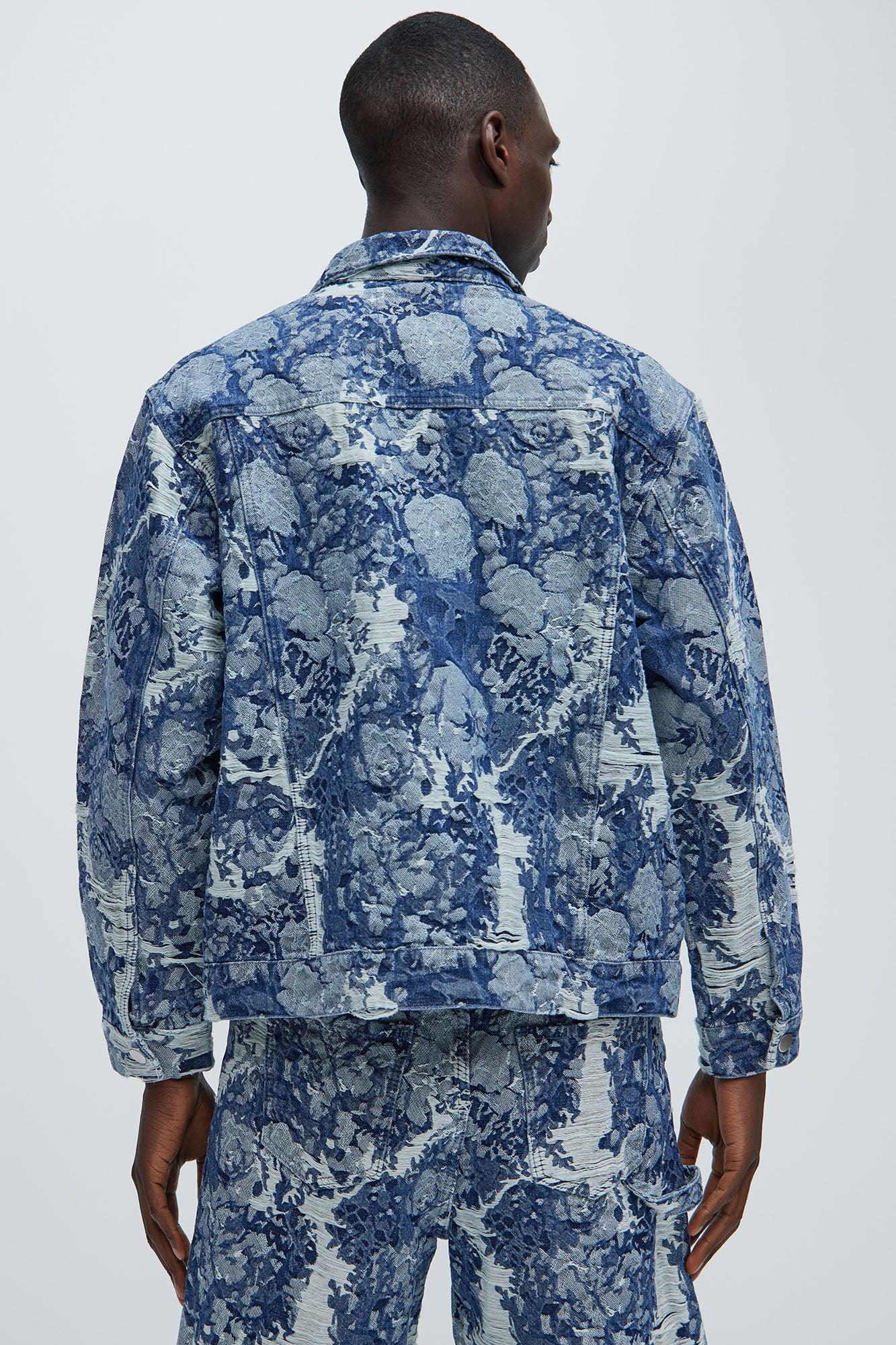 Inspired Denim Trucker Jacket- Dark Wash Product Image