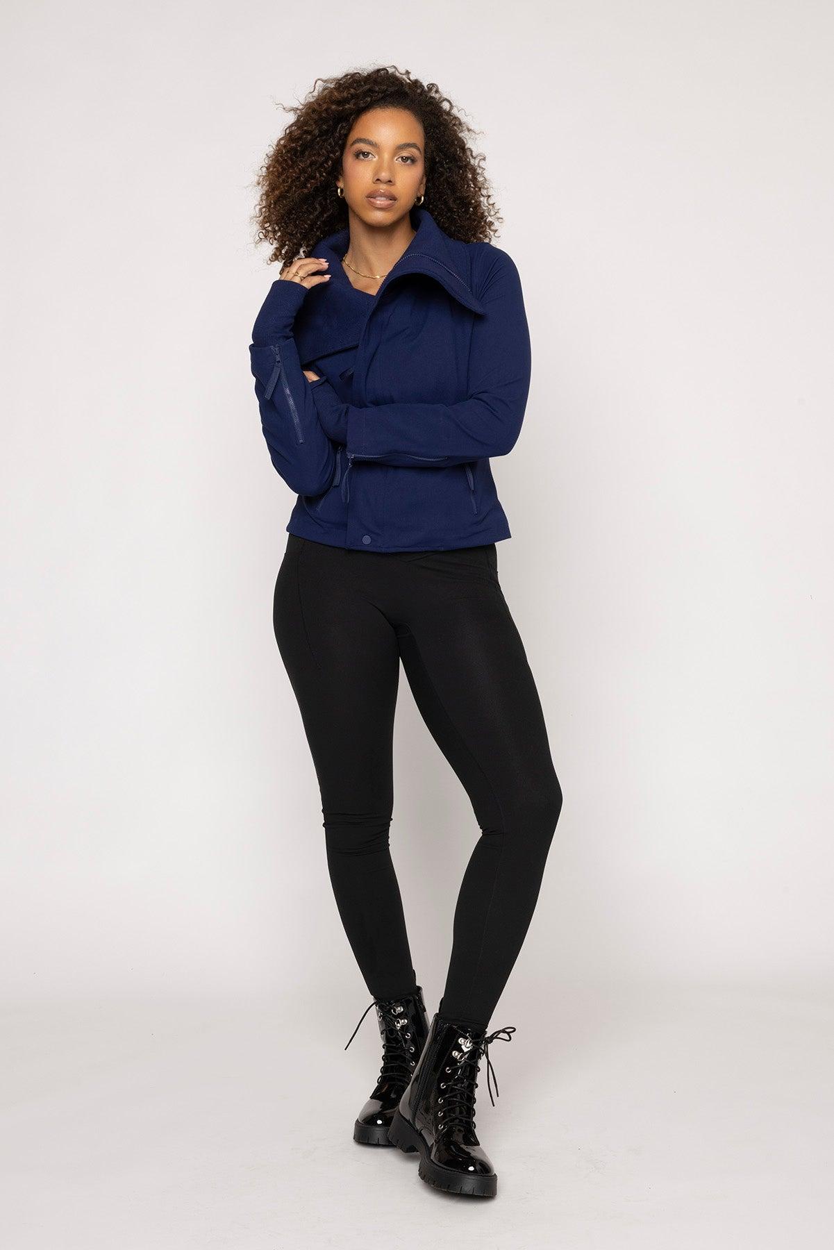 Heart Racer Moto Jacket - True Blue Product Image